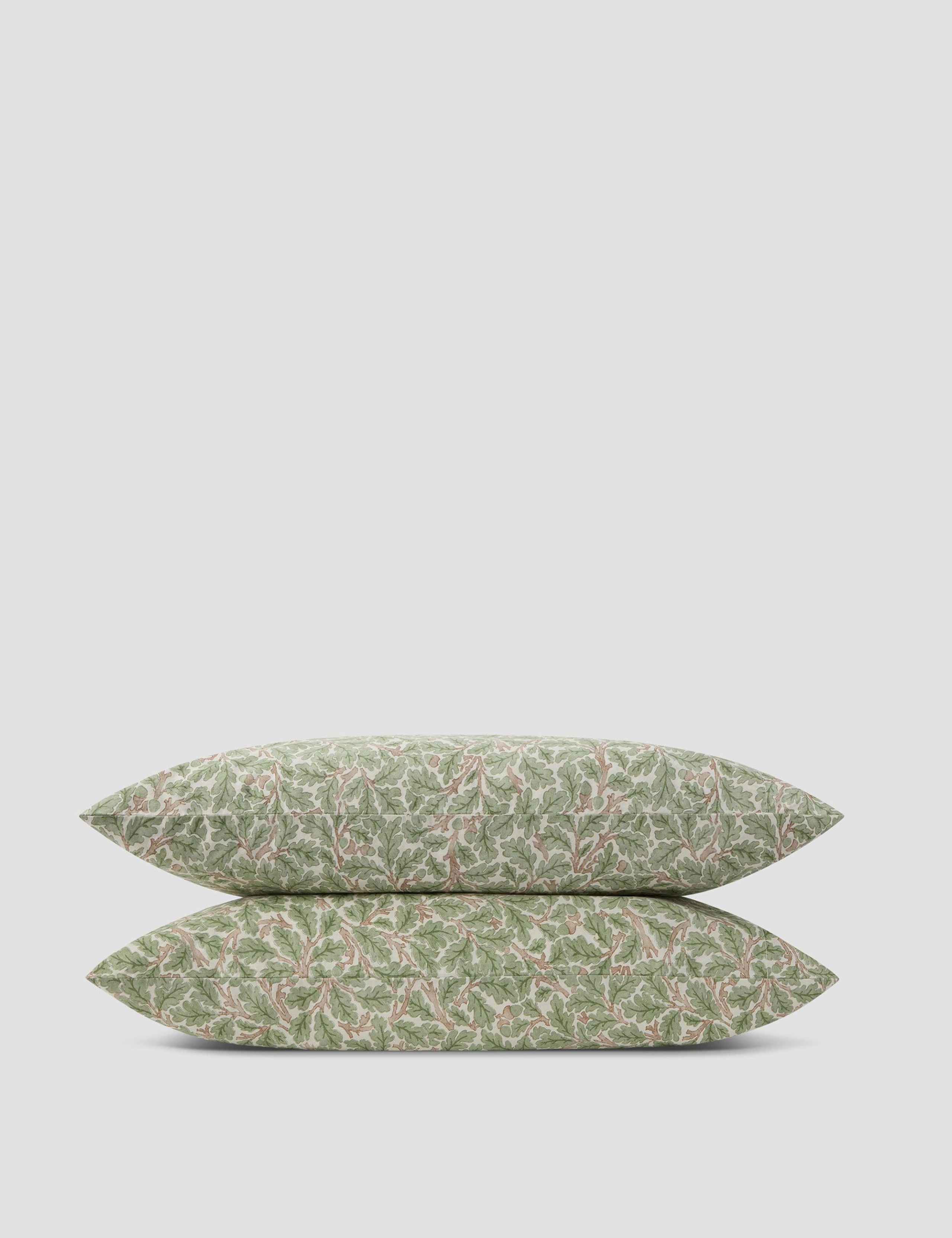 2 Pack Pure Cotton Oak Pillowcases 3 of 3