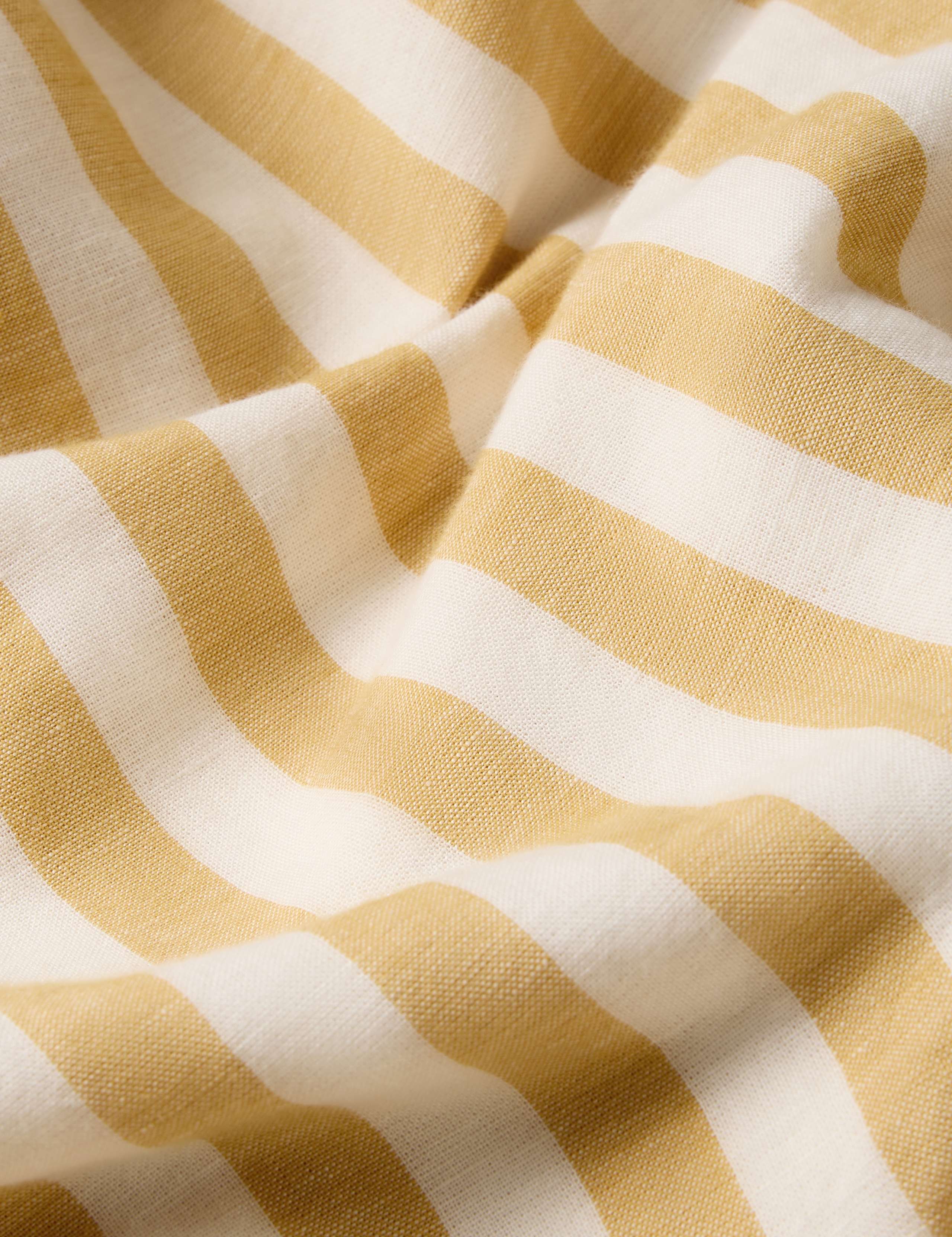 2 Pack Linen Rich Pembroke Stripe Pillowcases 2 of 3