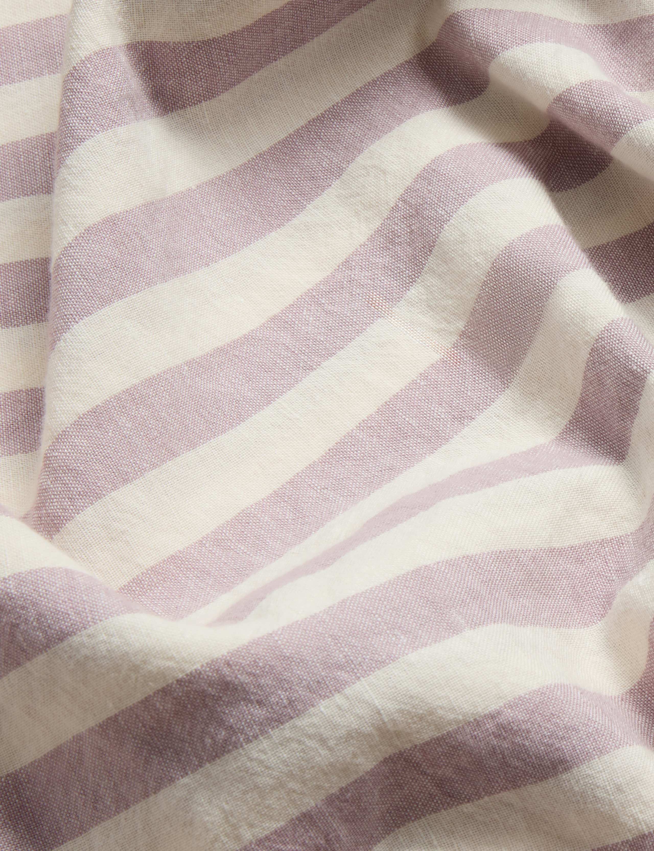 2 Pack Linen Rich Striped Pillowcases 3 of 3