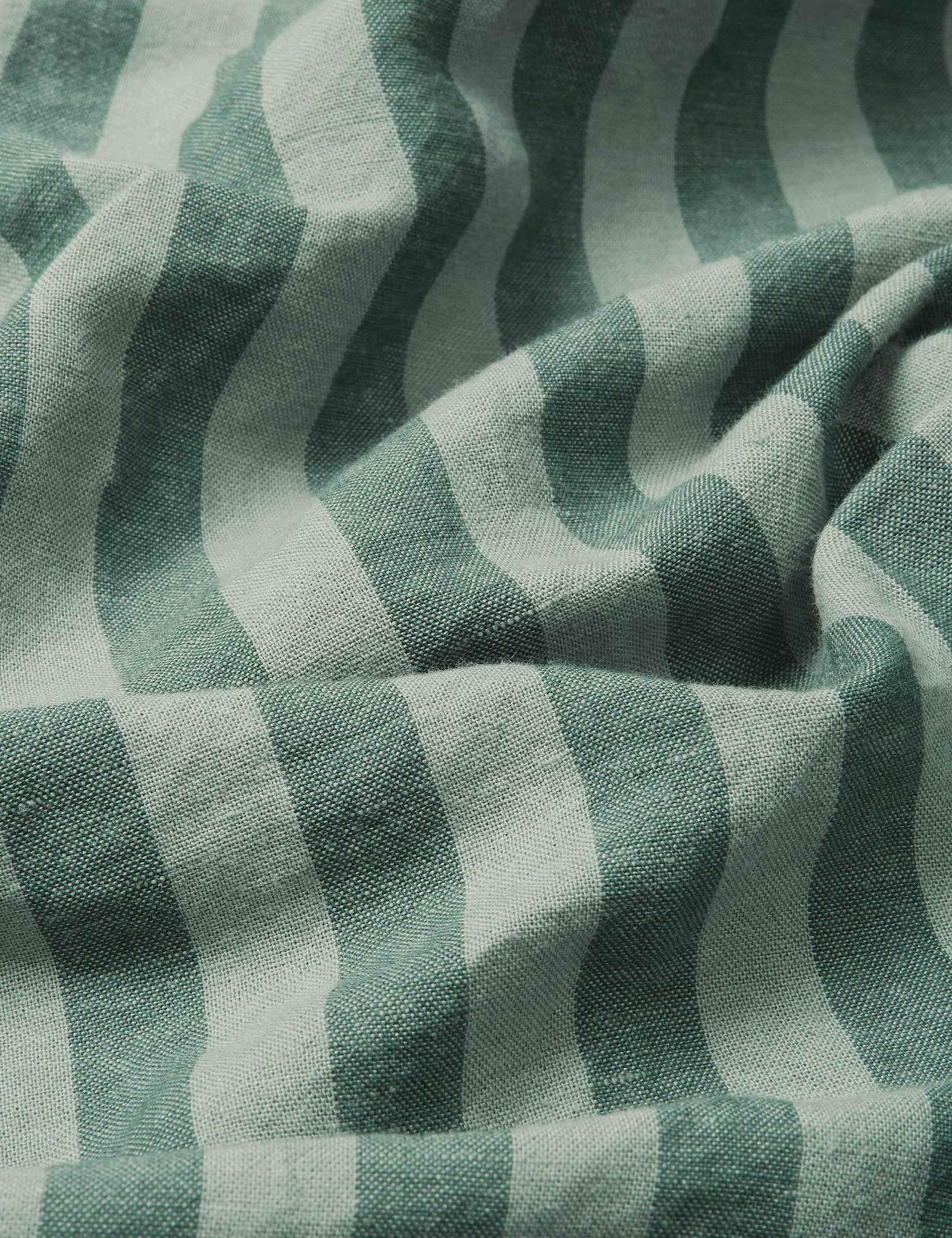 2 Pack Pure Linen Pembroke Stripe Pillowcases 2 of 3