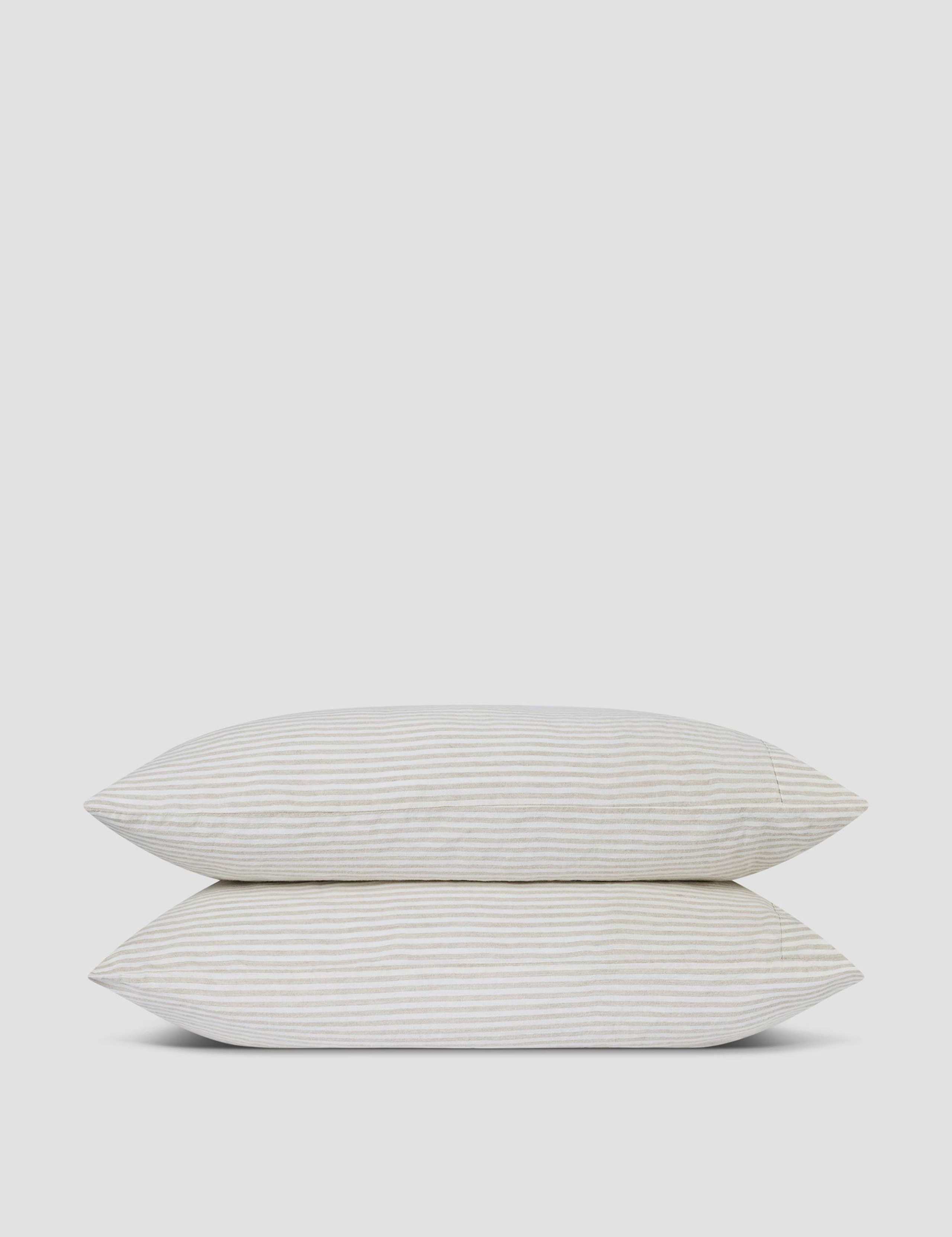 Pure Linen Striped Pillowcases 3 of 3