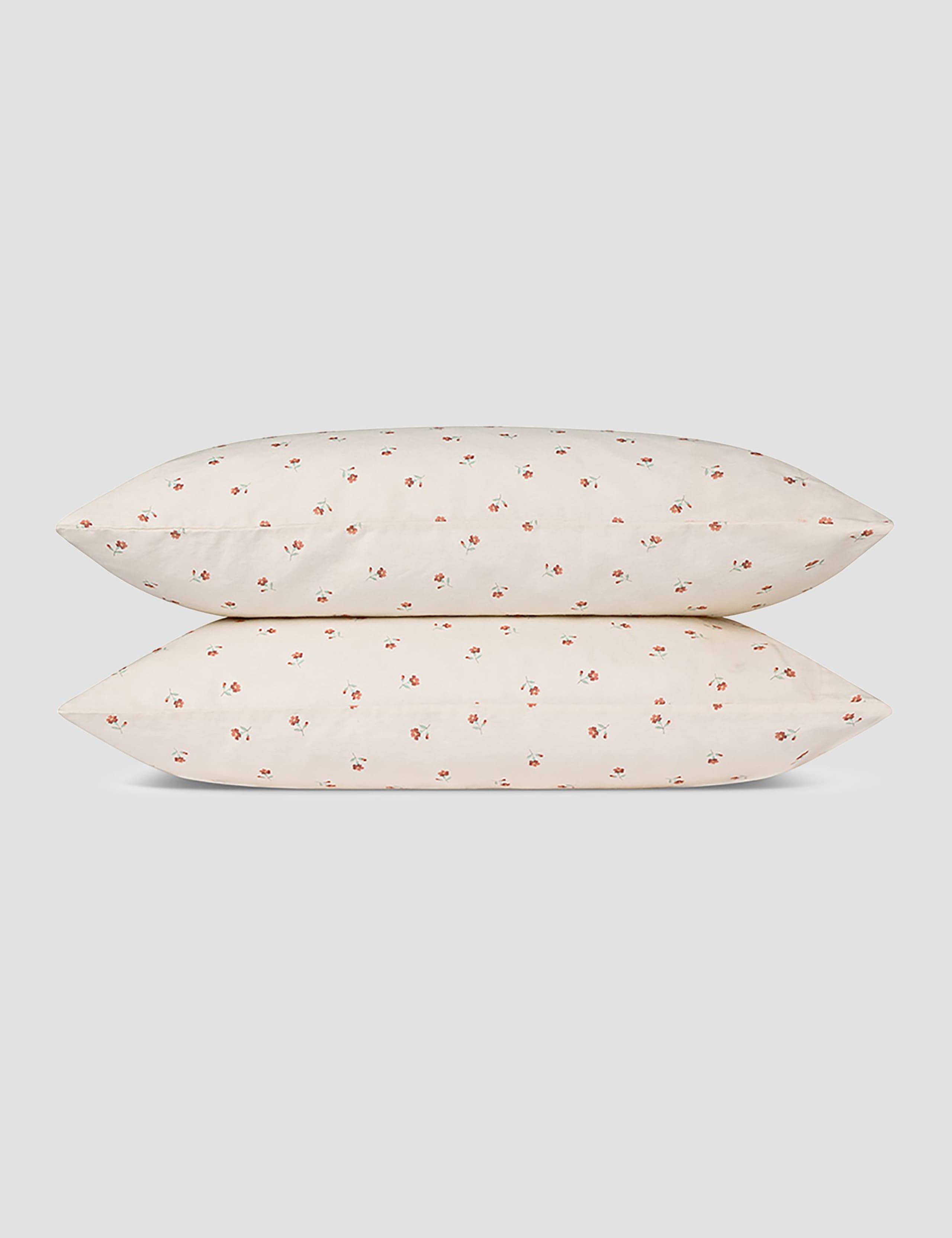 2 Pack Linen Rich Posy Bud Pillowcases 3 of 3