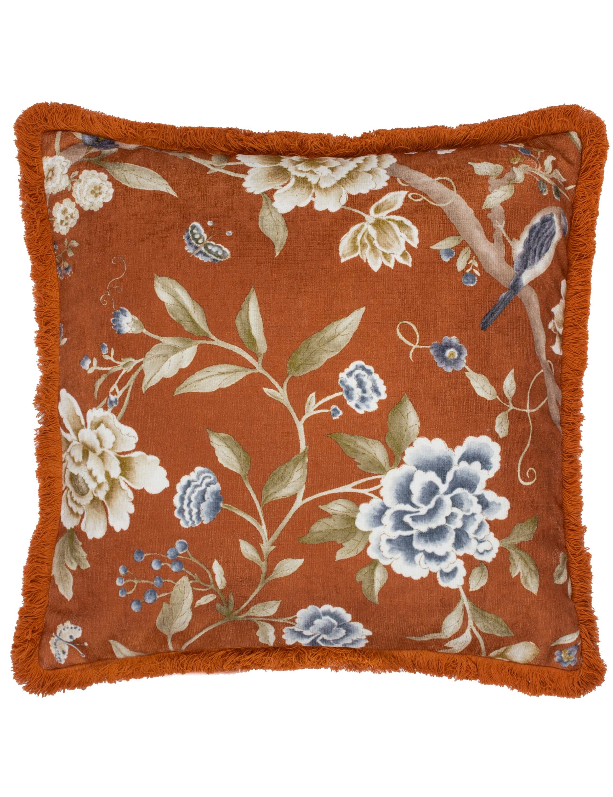 Chenille Porcelain Garden Cushion 2 of 6