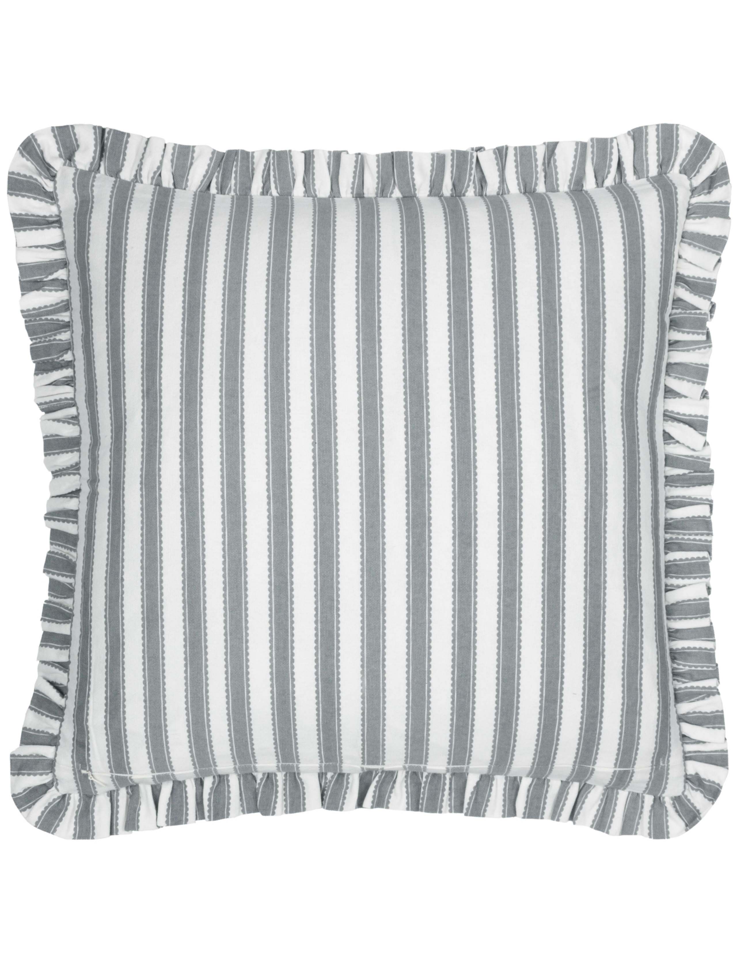Pure Cotton Sessile Leaf Ruffle Cushion 5 of 5