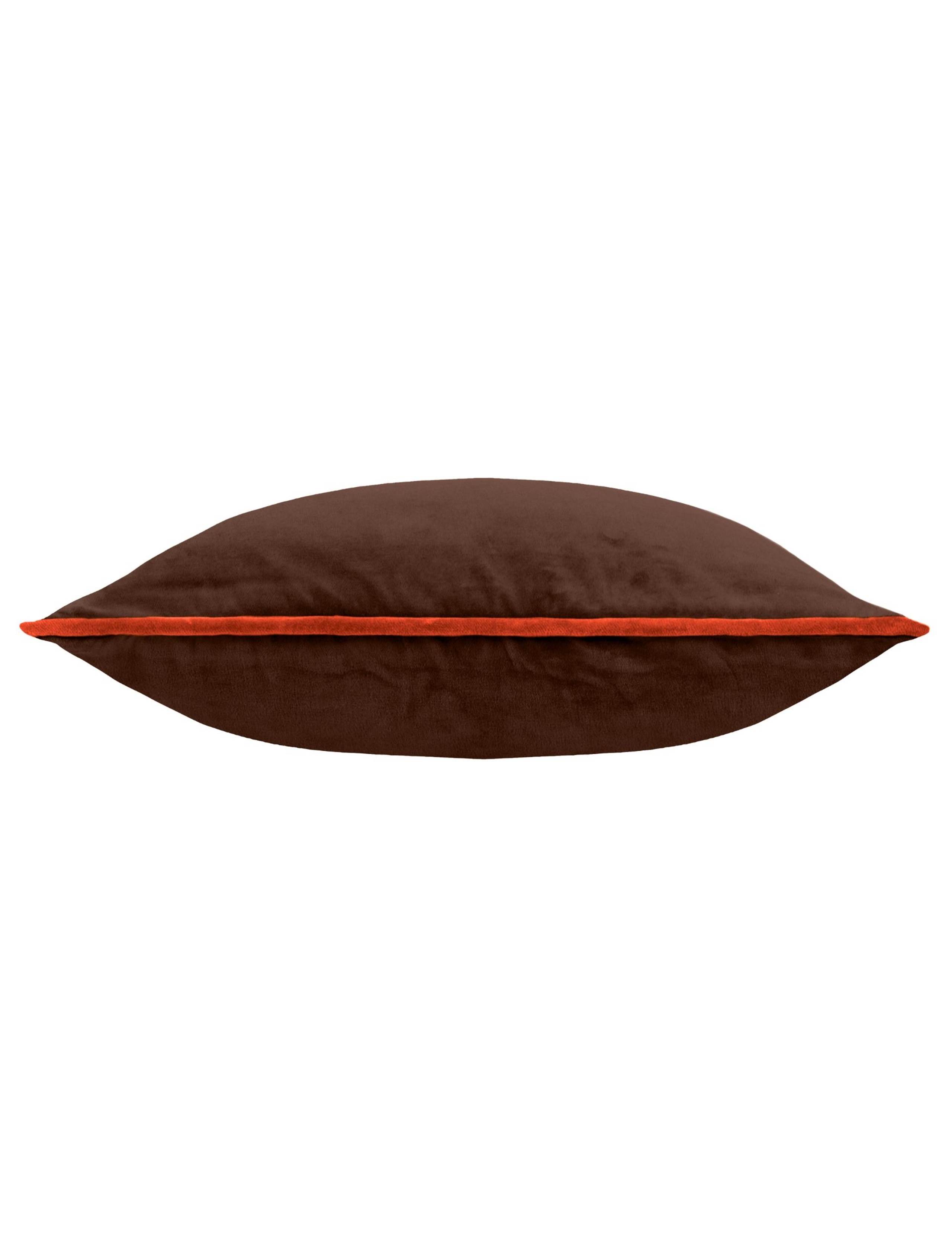 Bailey Brushed Cotton Velvet Piped Cushion 6 of 6