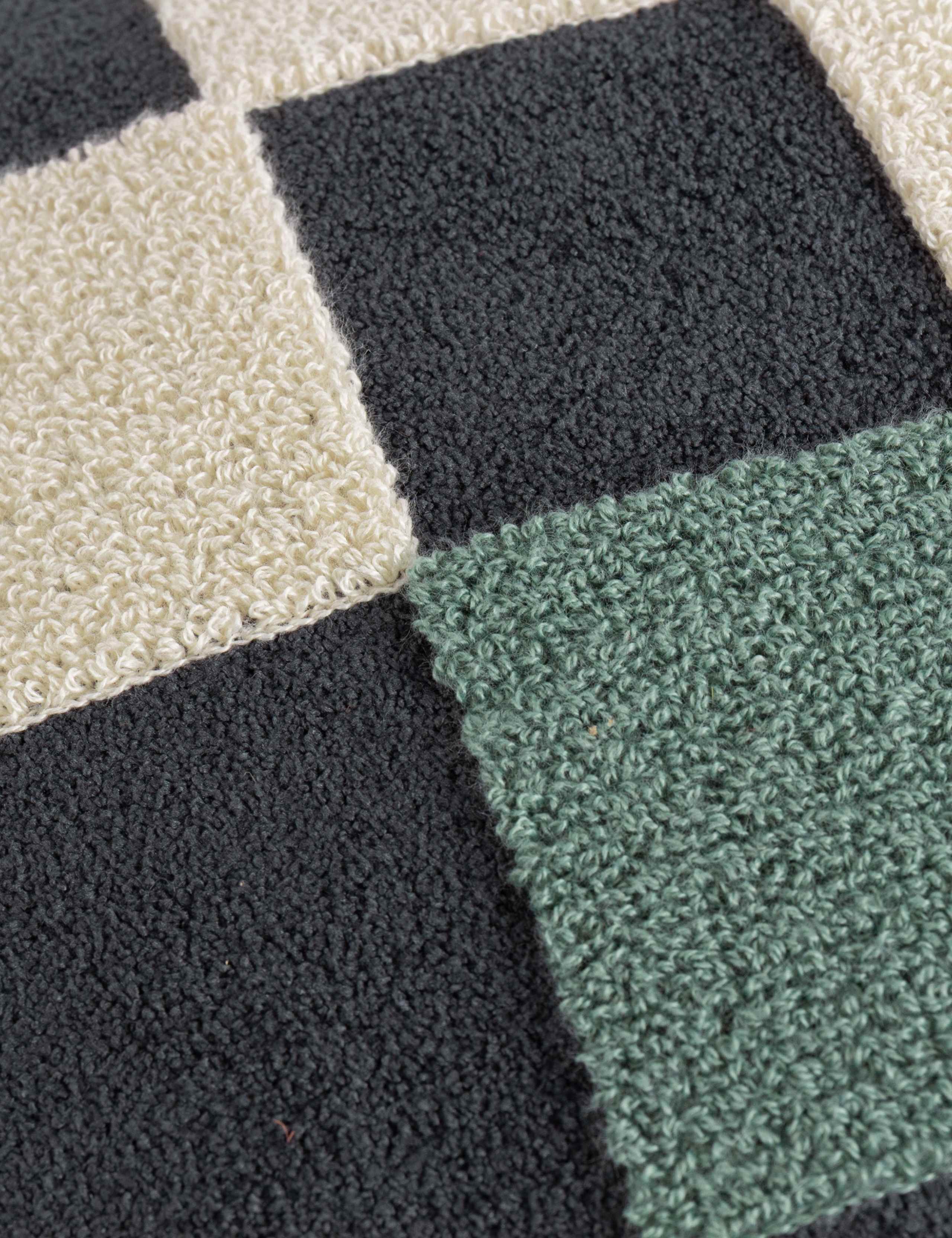 Bouclé Checkerboard Cushion 4 of 7