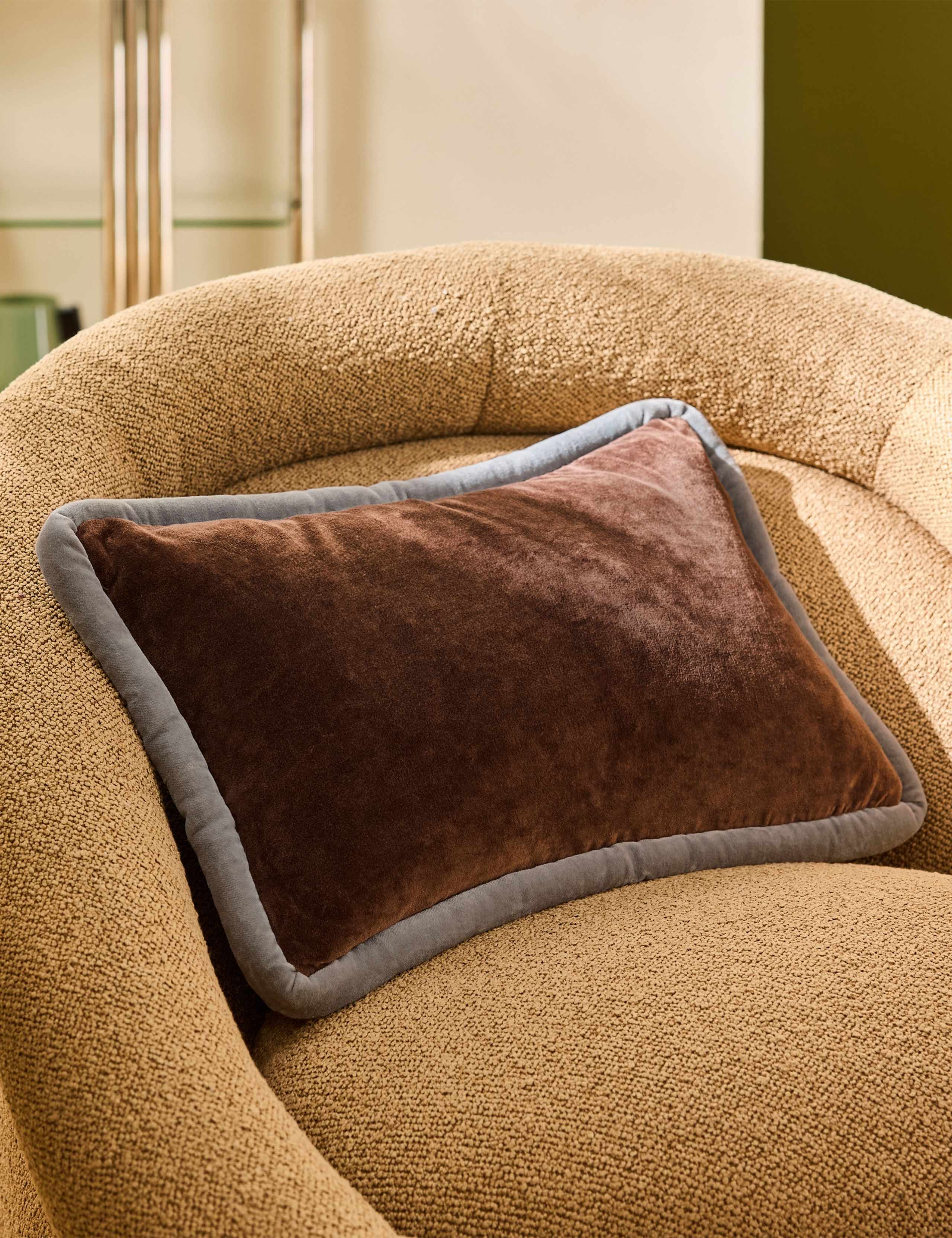 Velvet Huxley Cushion 1 of 7