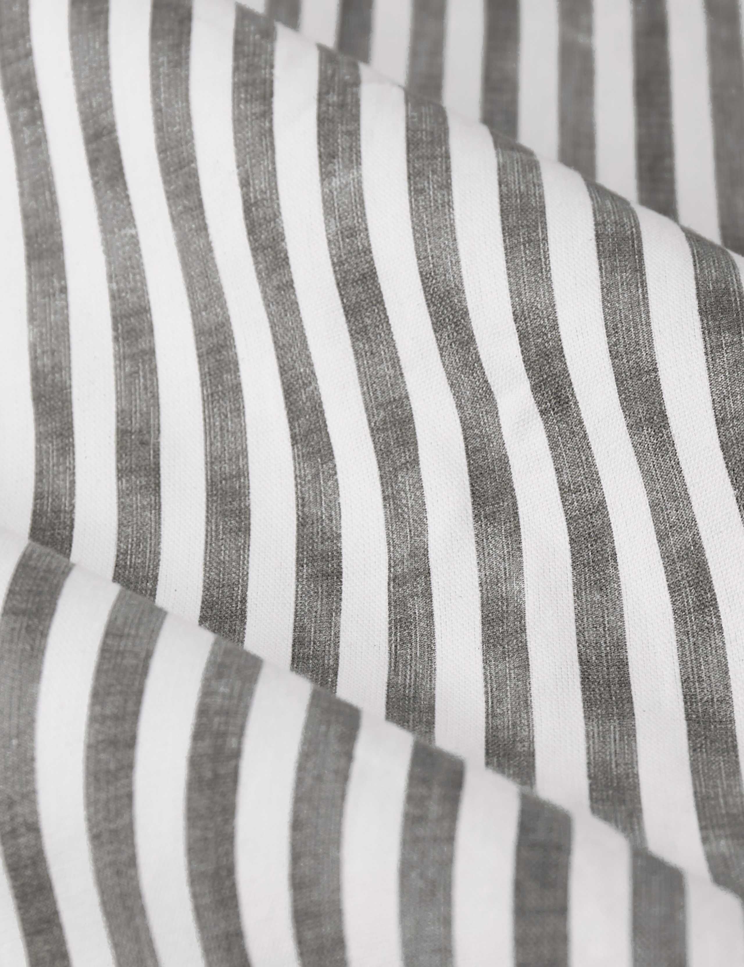 Hebden Pure Cotton Striped Curtains 4 of 4