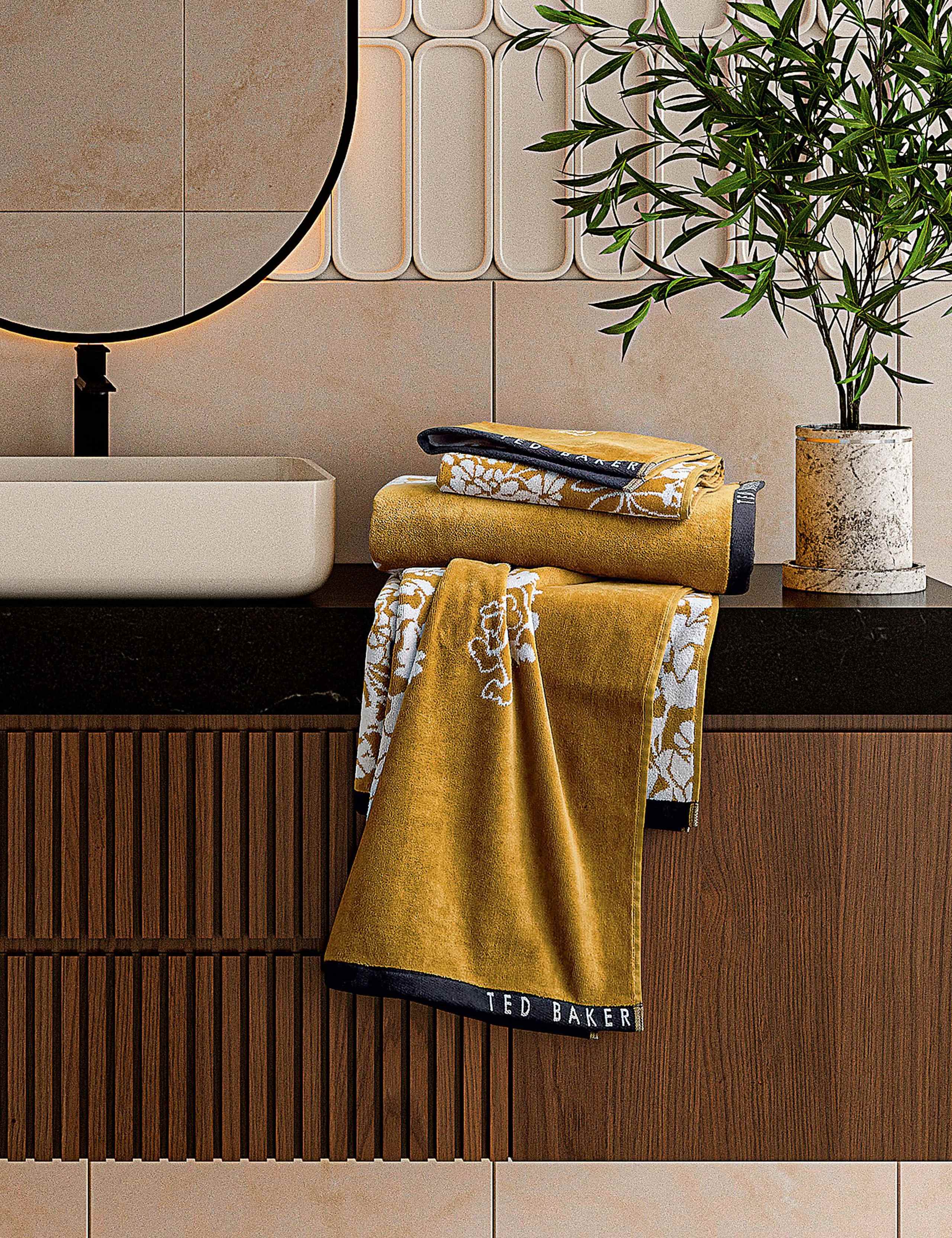 Pure Cotton Wisteria Towel 1 of 3