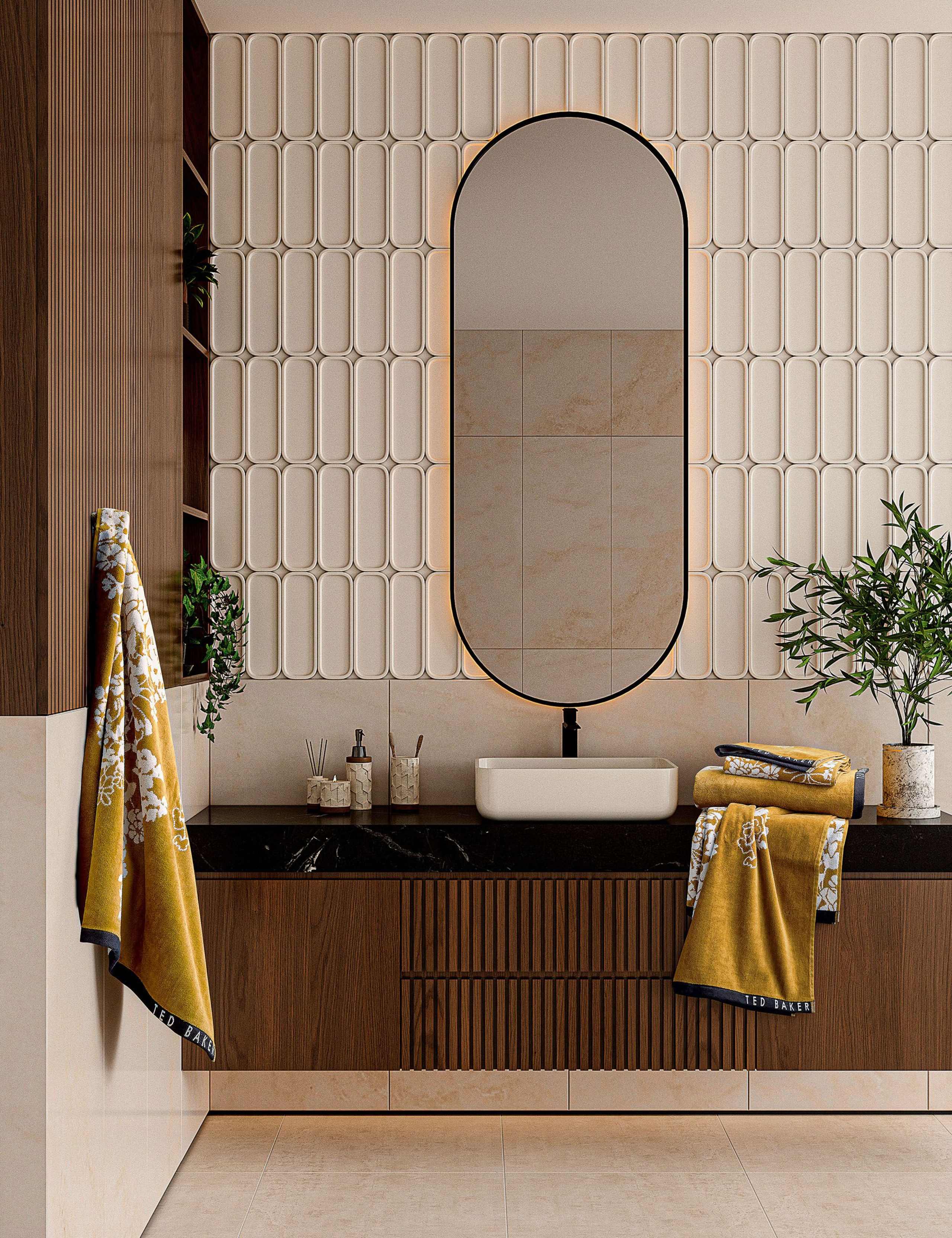 Pure Cotton Wisteria Towel 3 of 3