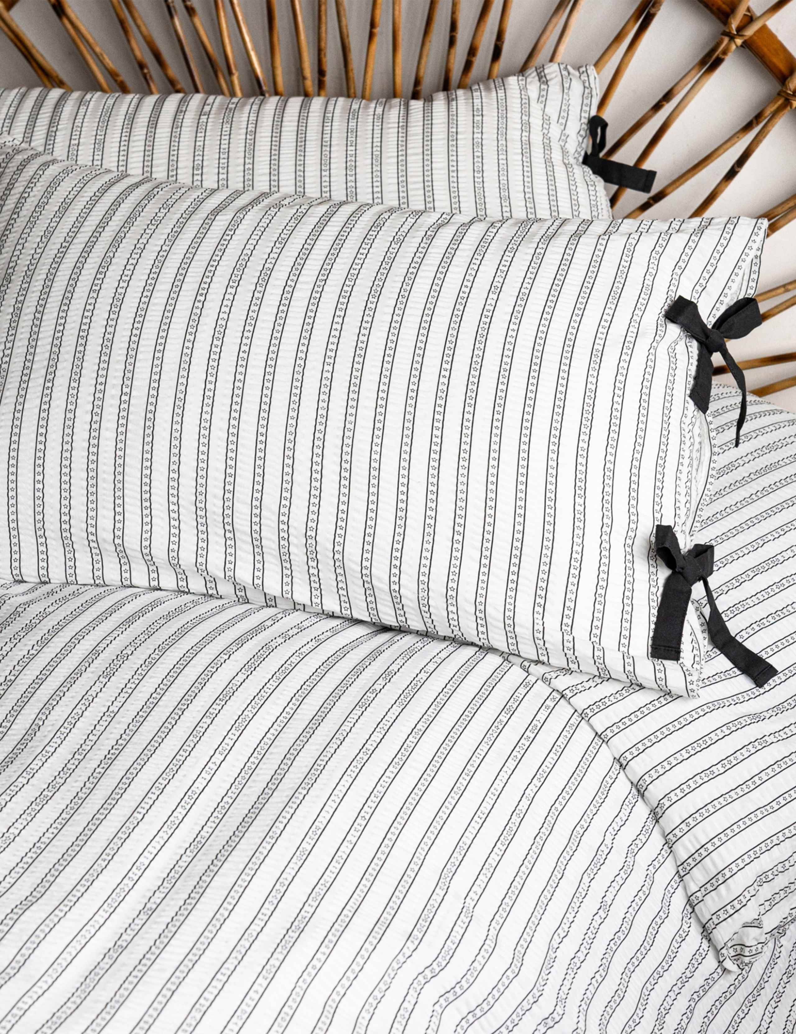 Pure Cotton Star Struck Stripe Duvet Set 4 of 8