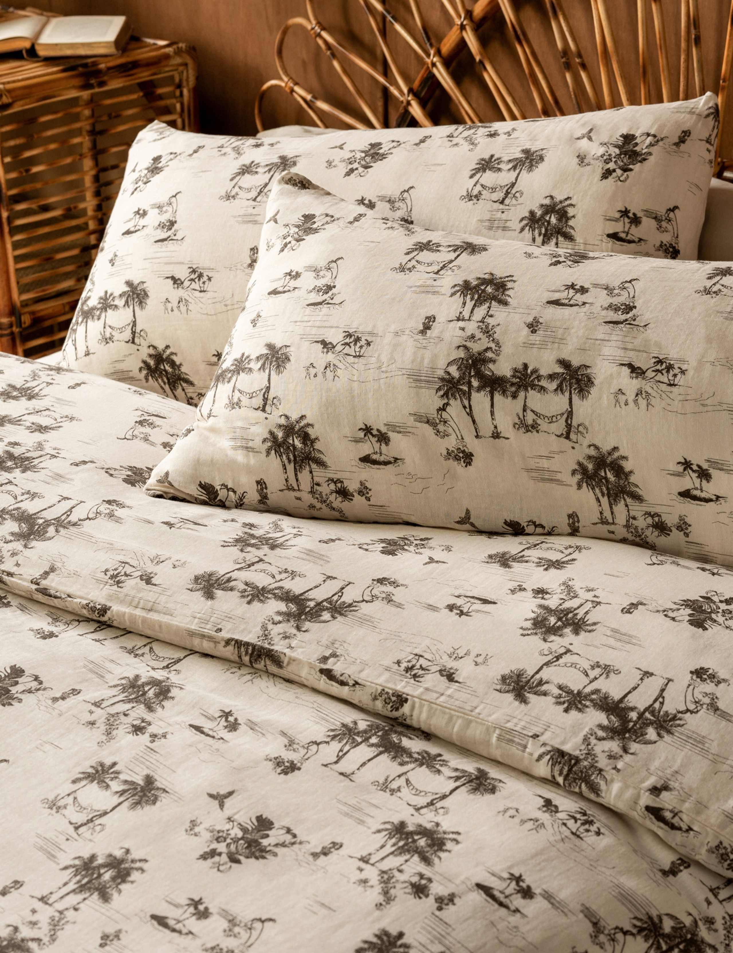 Pure Cotton Palm Party Duvet Set 2 of 6