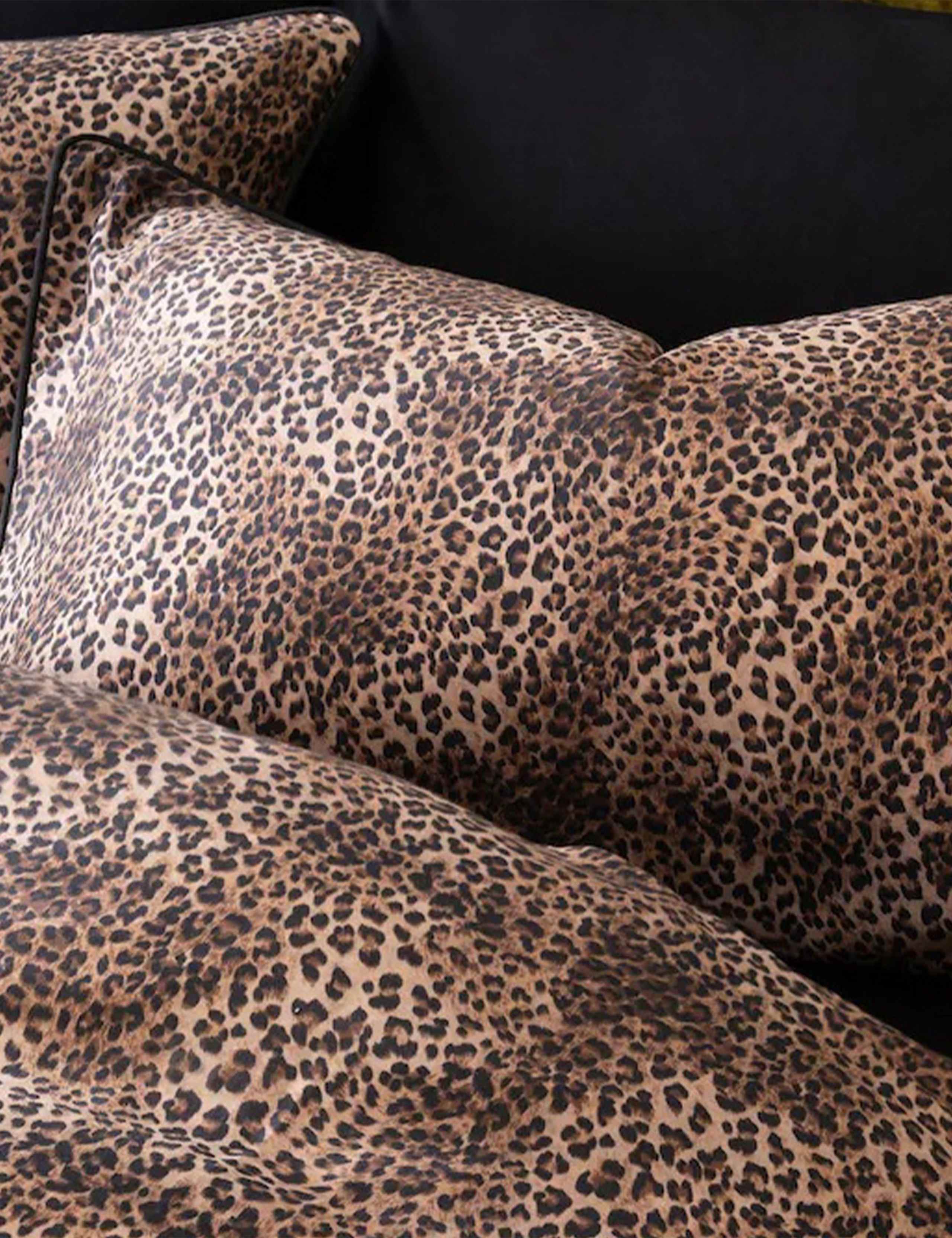Pure Cotton Sateen Leopard Love Duvet Set 2 of 4
