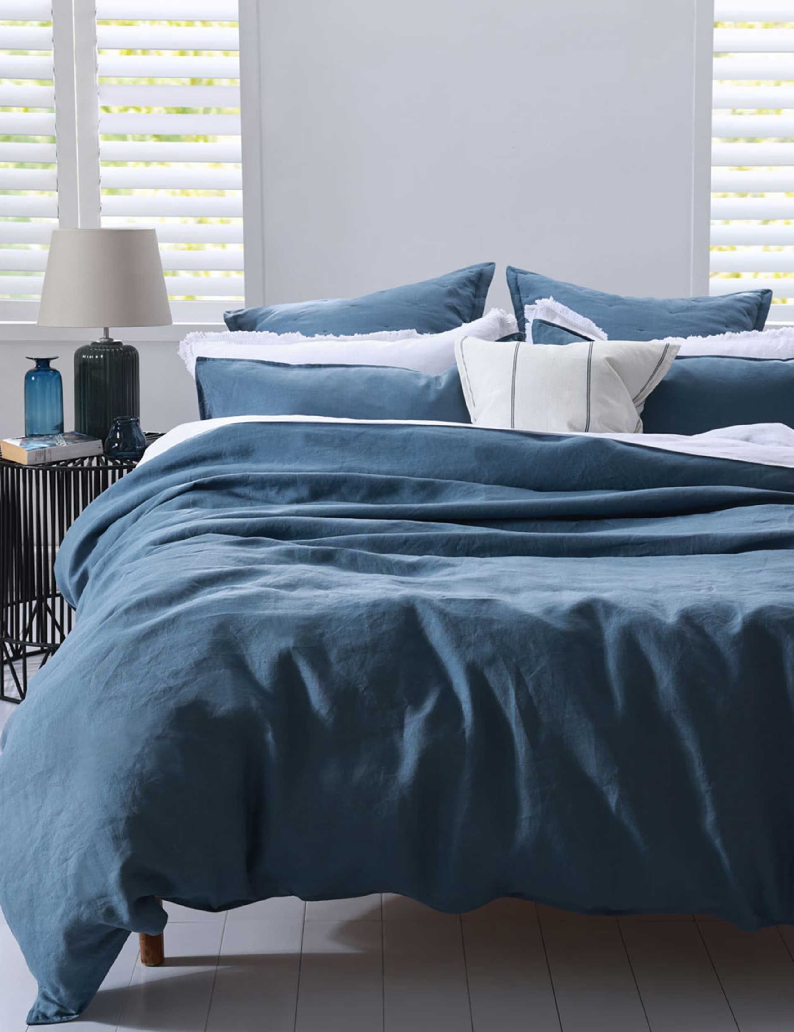 Pure Linen Ocean Bedding Set 1 of 3