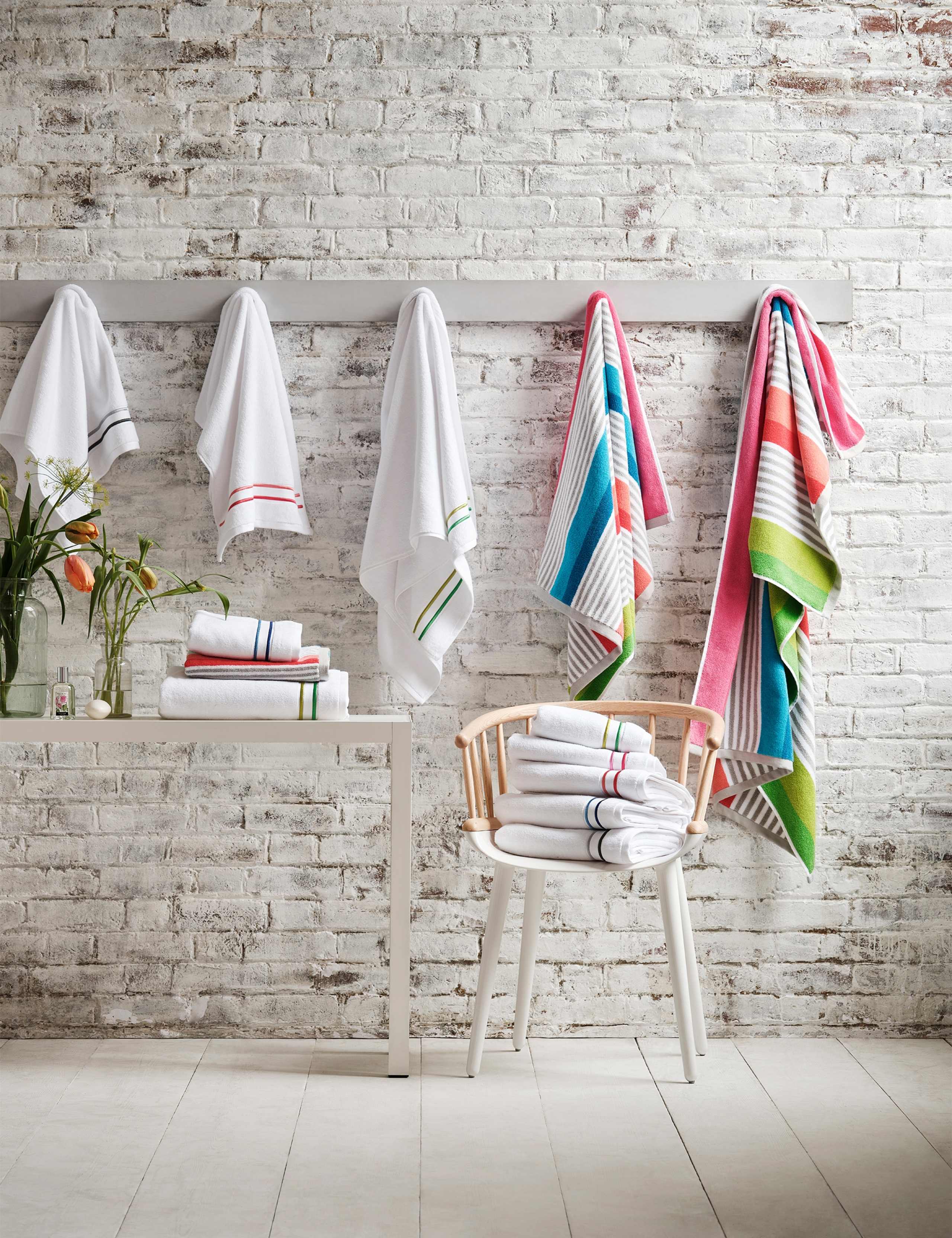 Pure Cotton Striped Towel 6 of 10