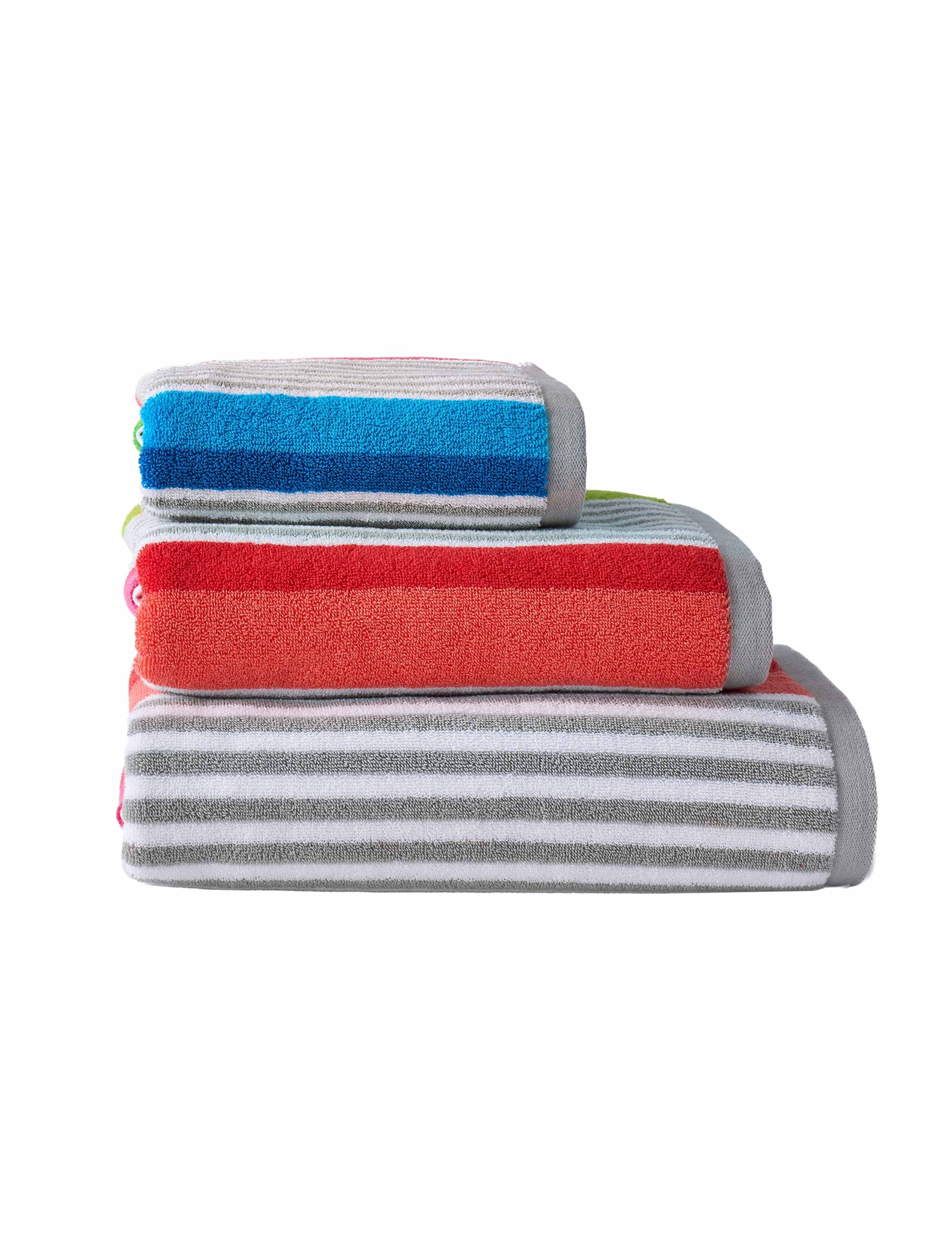 Pure Cotton Striped Towel 7 of 10