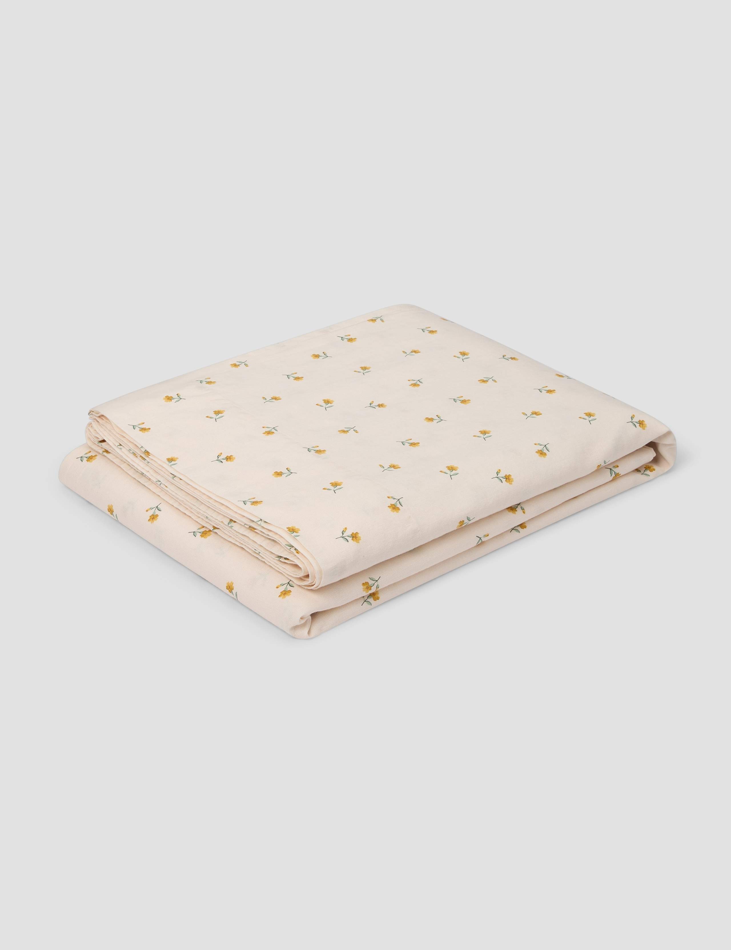 Linen Rich Posy Bud Flat Sheet 3 of 3