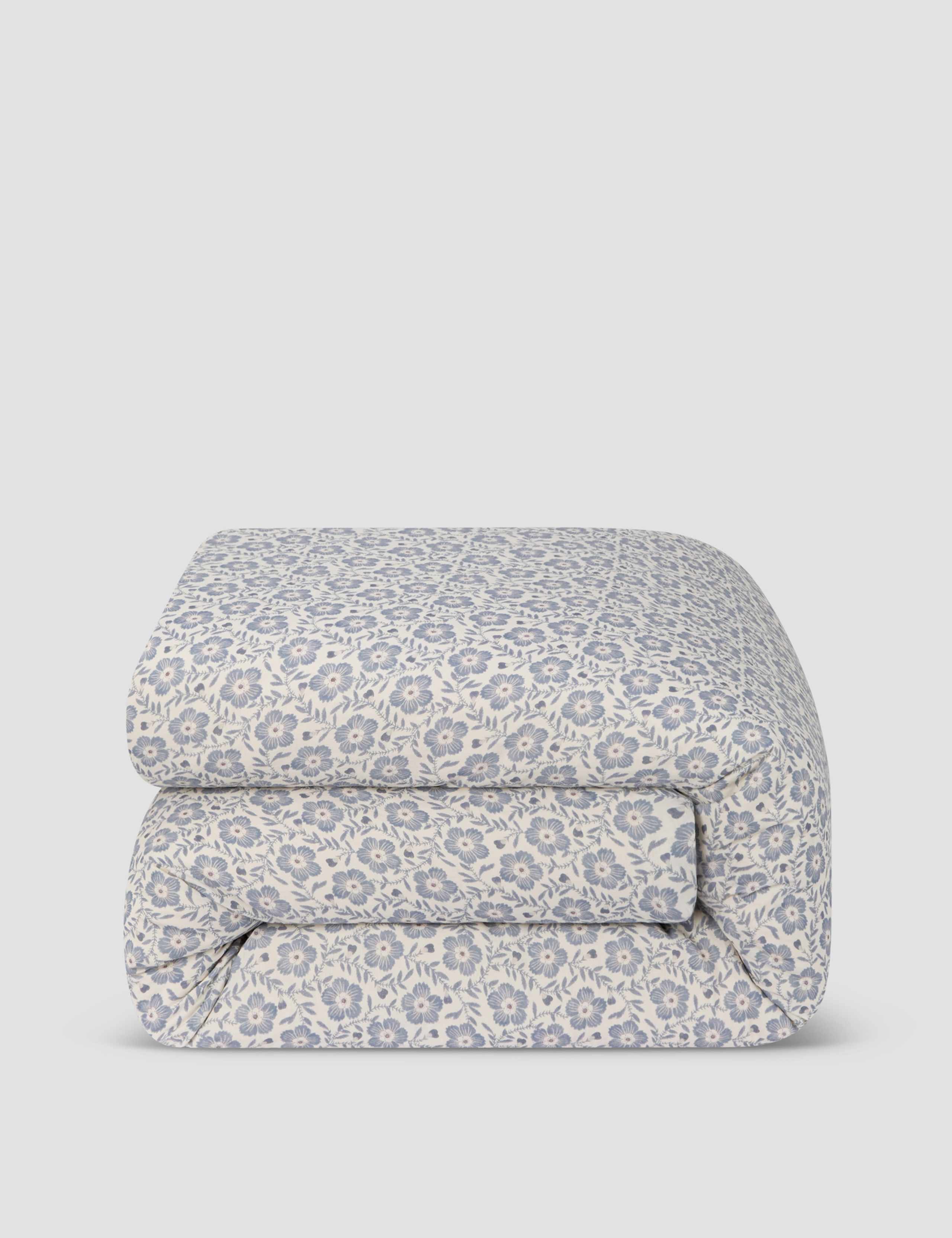 Linen Rich Folk Floral Duvet Cover 3 of 3