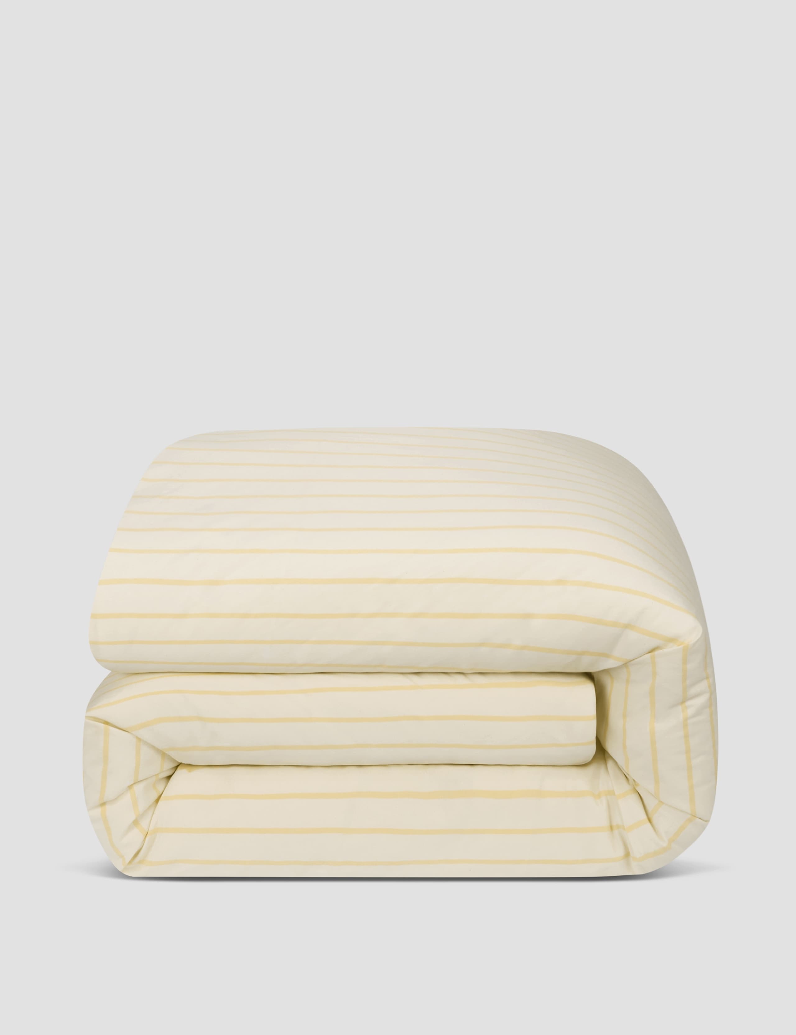 Washed Cotton Slumber Striped Duvet Cover 3 of 3