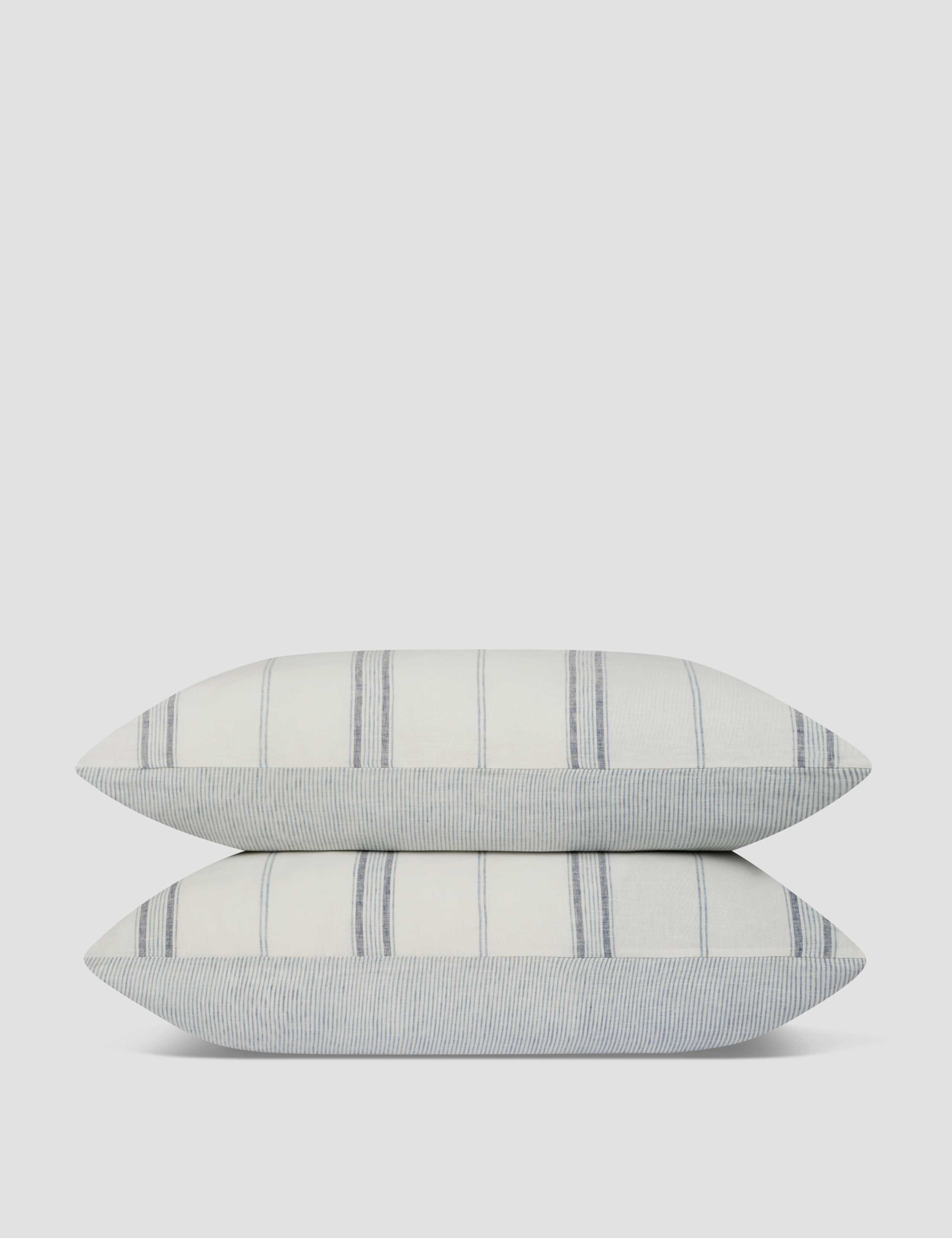 2 Pack Pure Linen Farmhouse Pillowcases 3 of 3