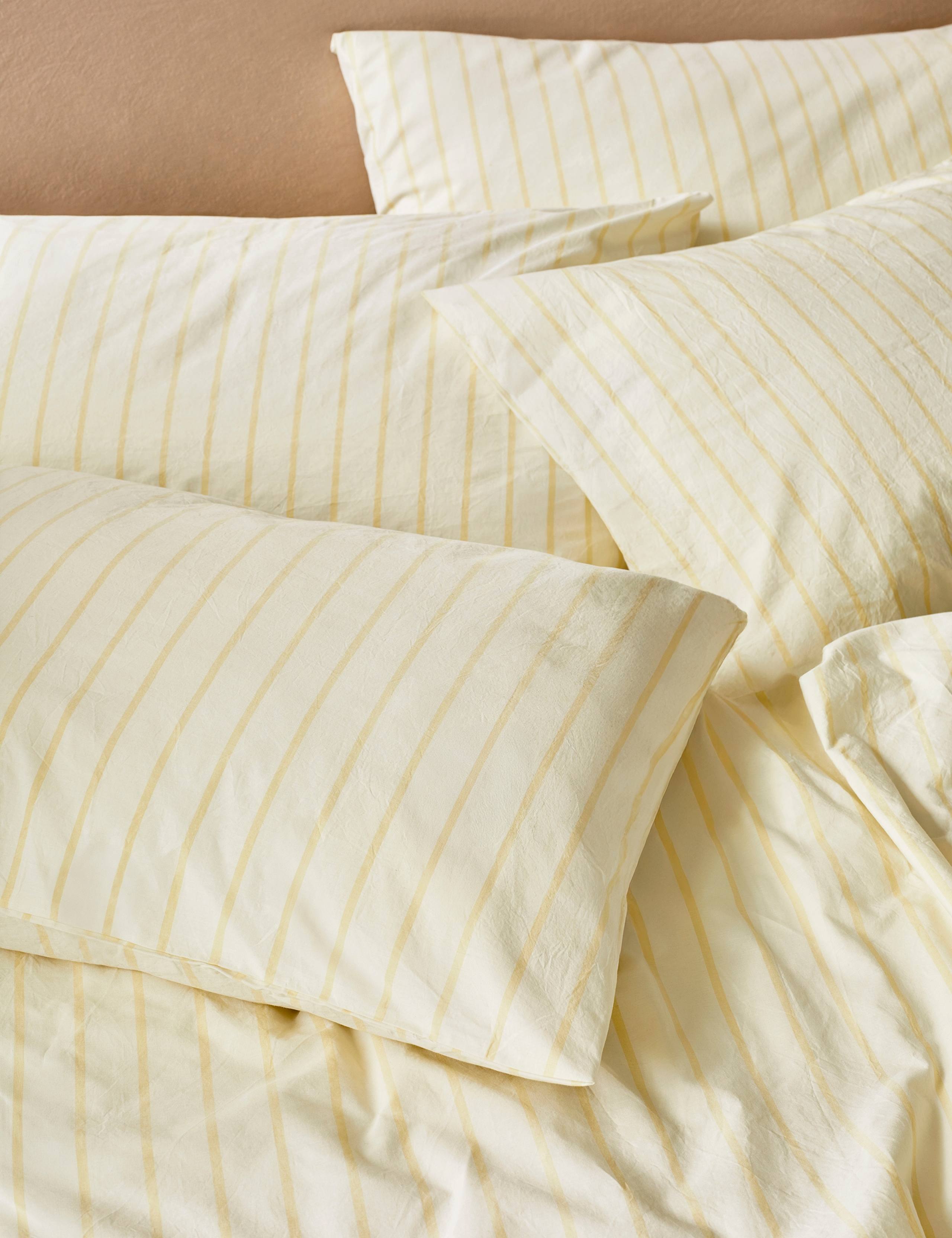 2 Pack Pure Cotton Slumber Stripe Pillowcases 3 of 4
