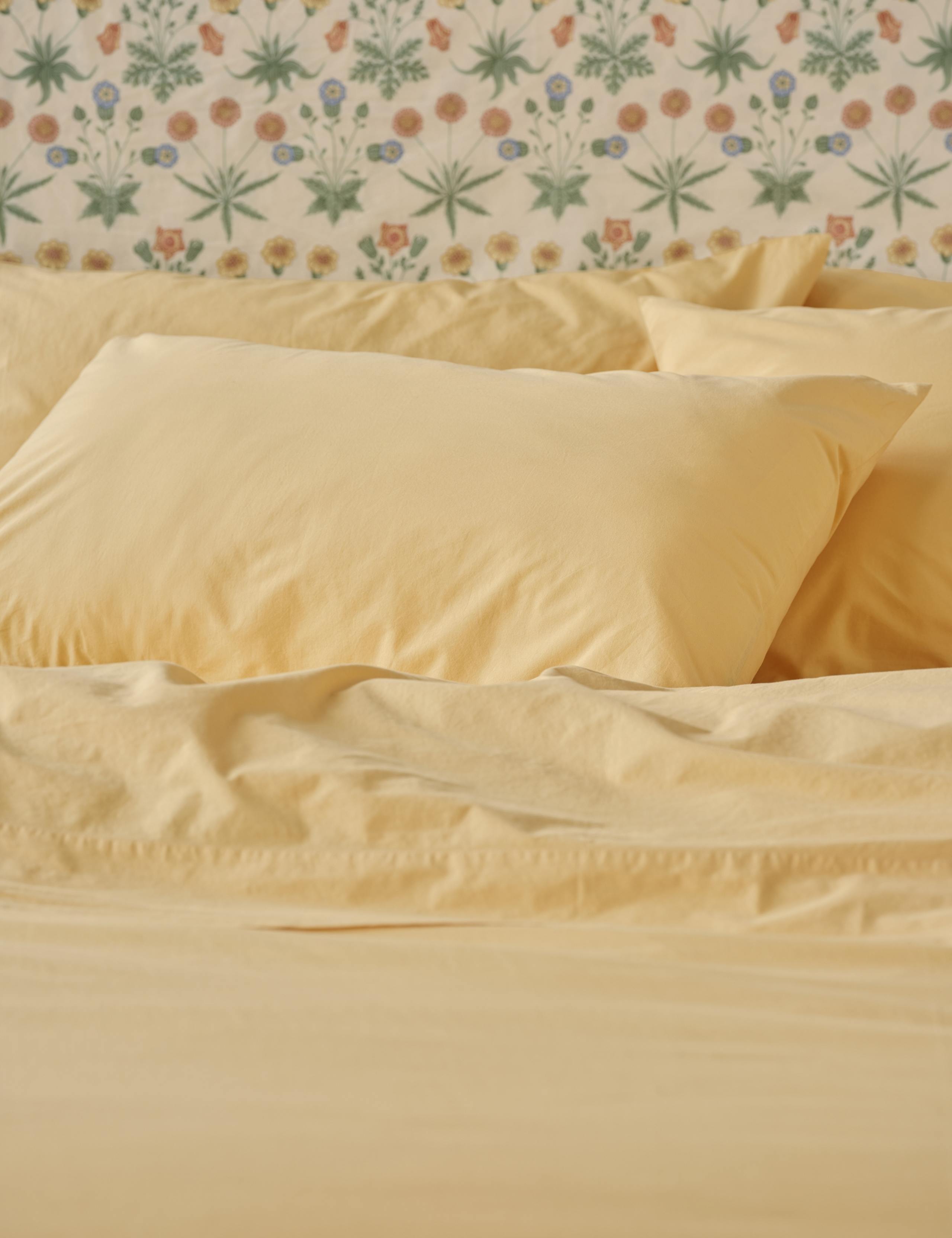 2 Pack Washed Cotton Pillowcases 1 of 3