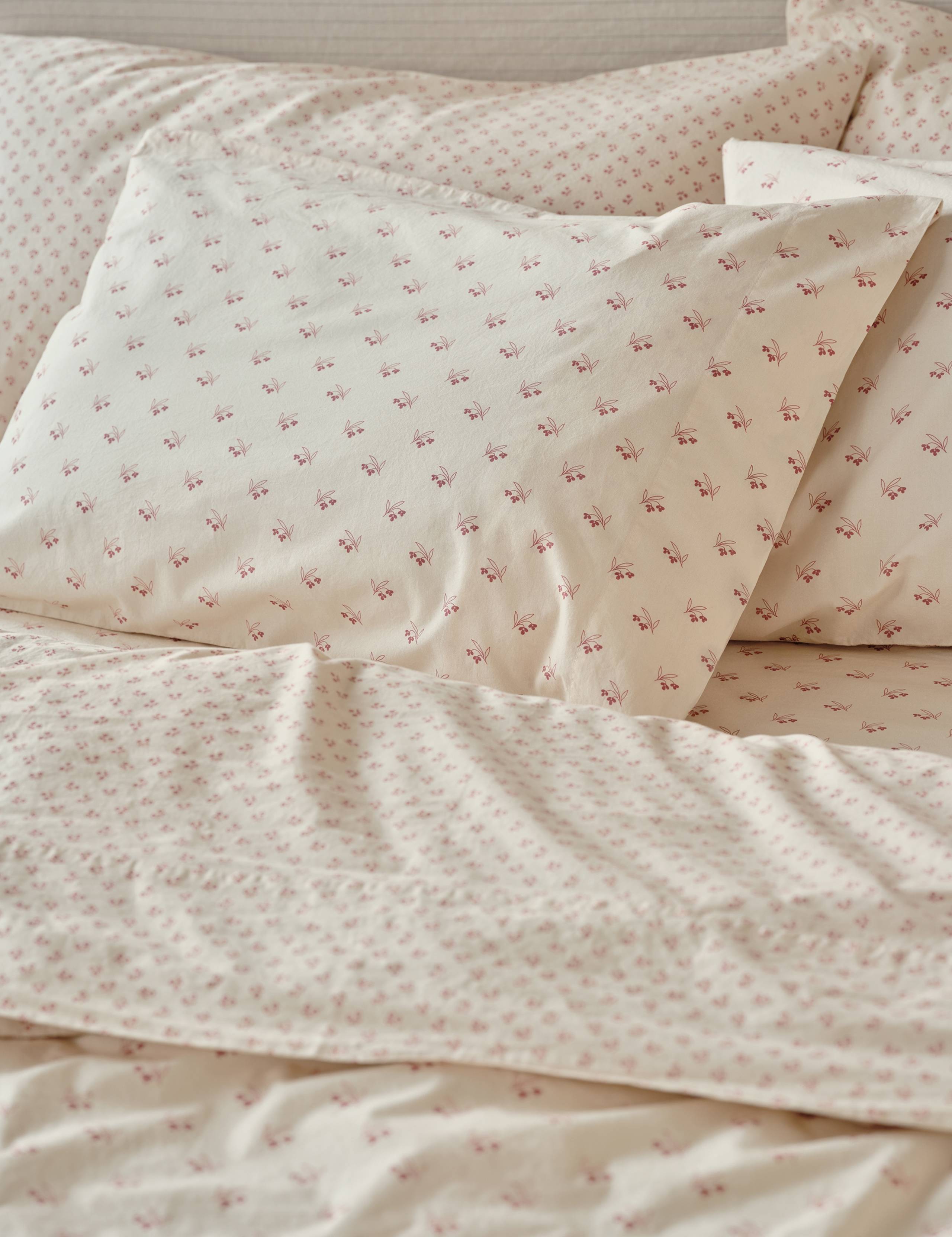 2 Pack Washed Cotton Martha Pillowcases 1 of 3