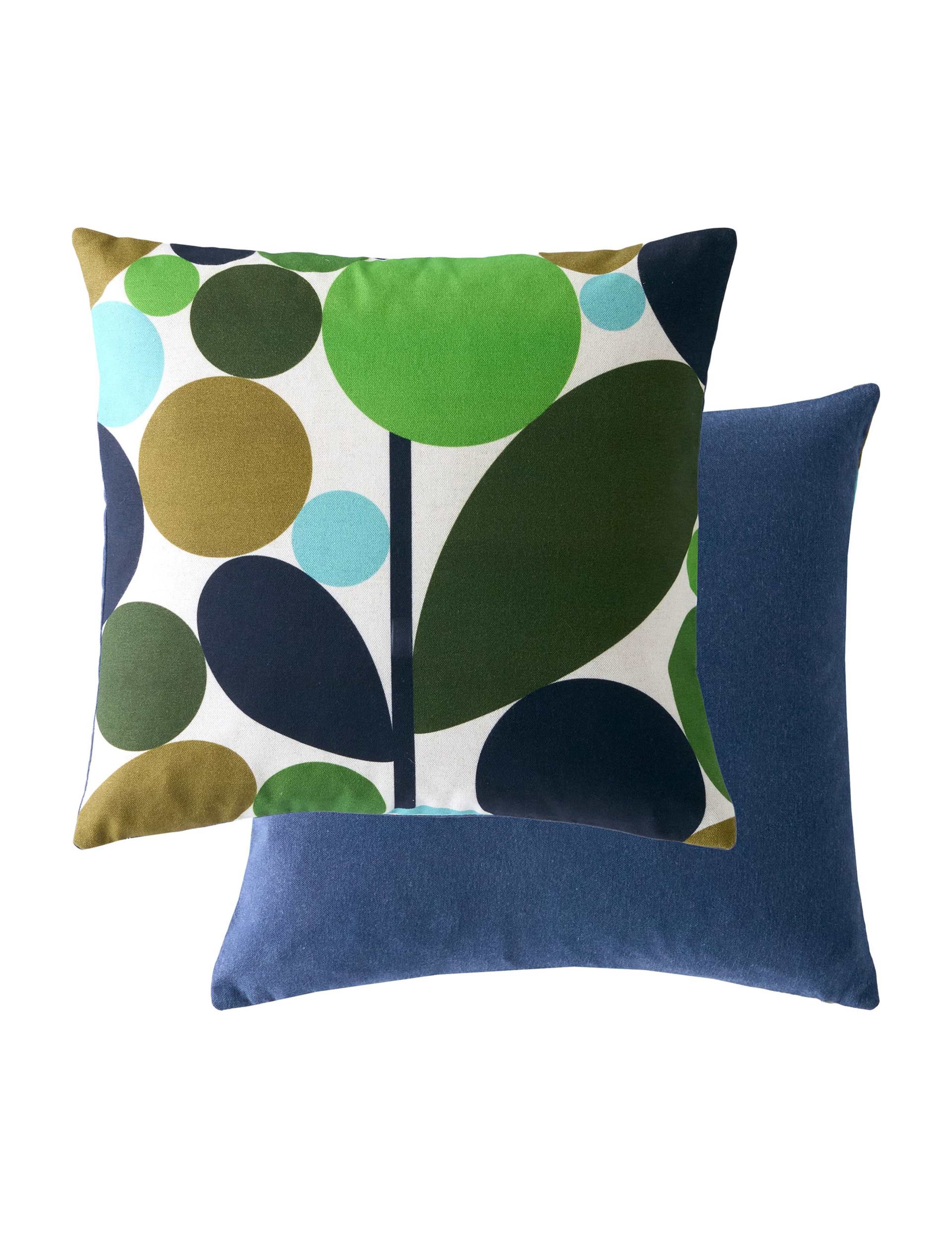 Bubble Flower Cotton Rich Cushion with Linen 1 of 1
