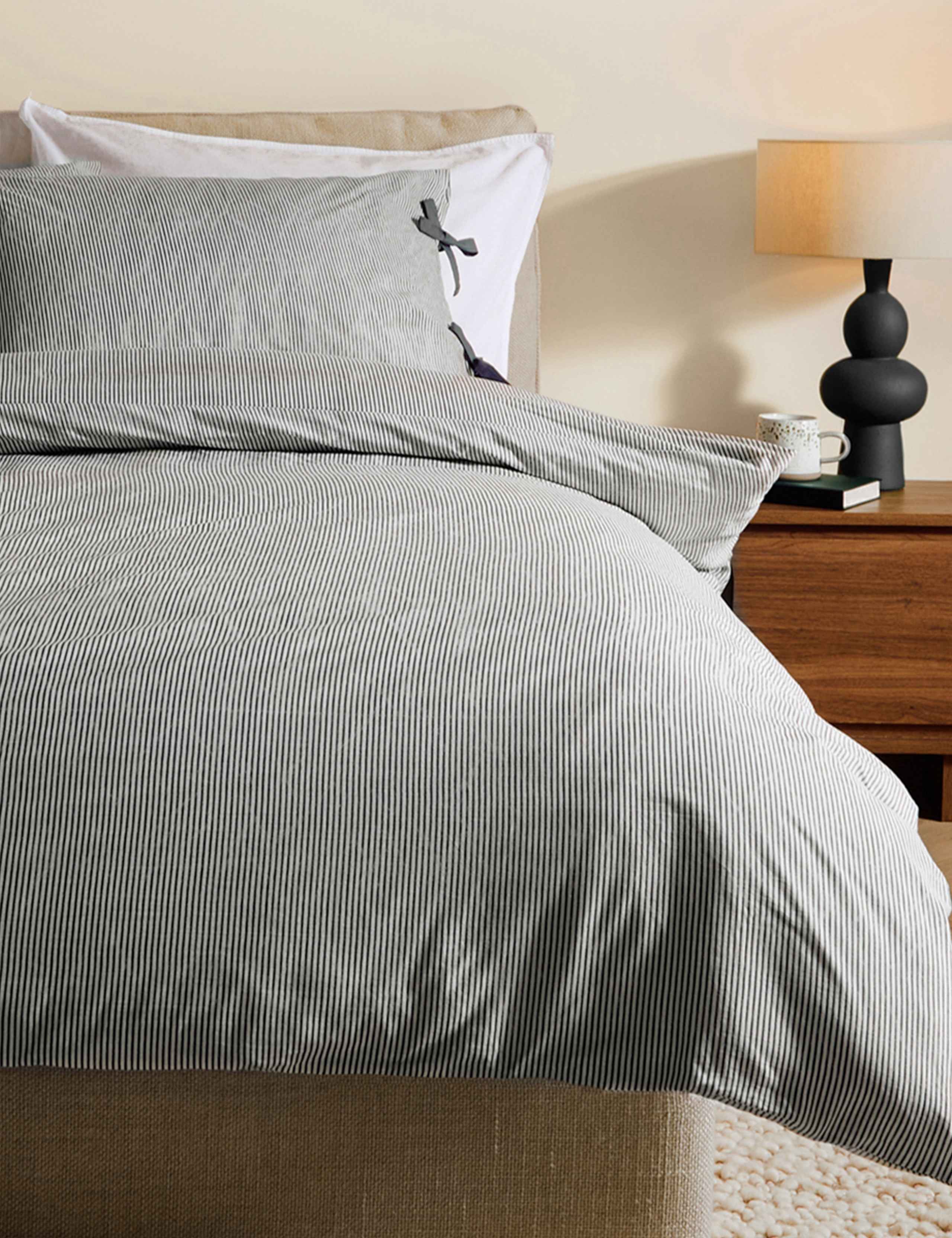 Pure Cotton Ansel Stripe Bedding Set 3 of 3