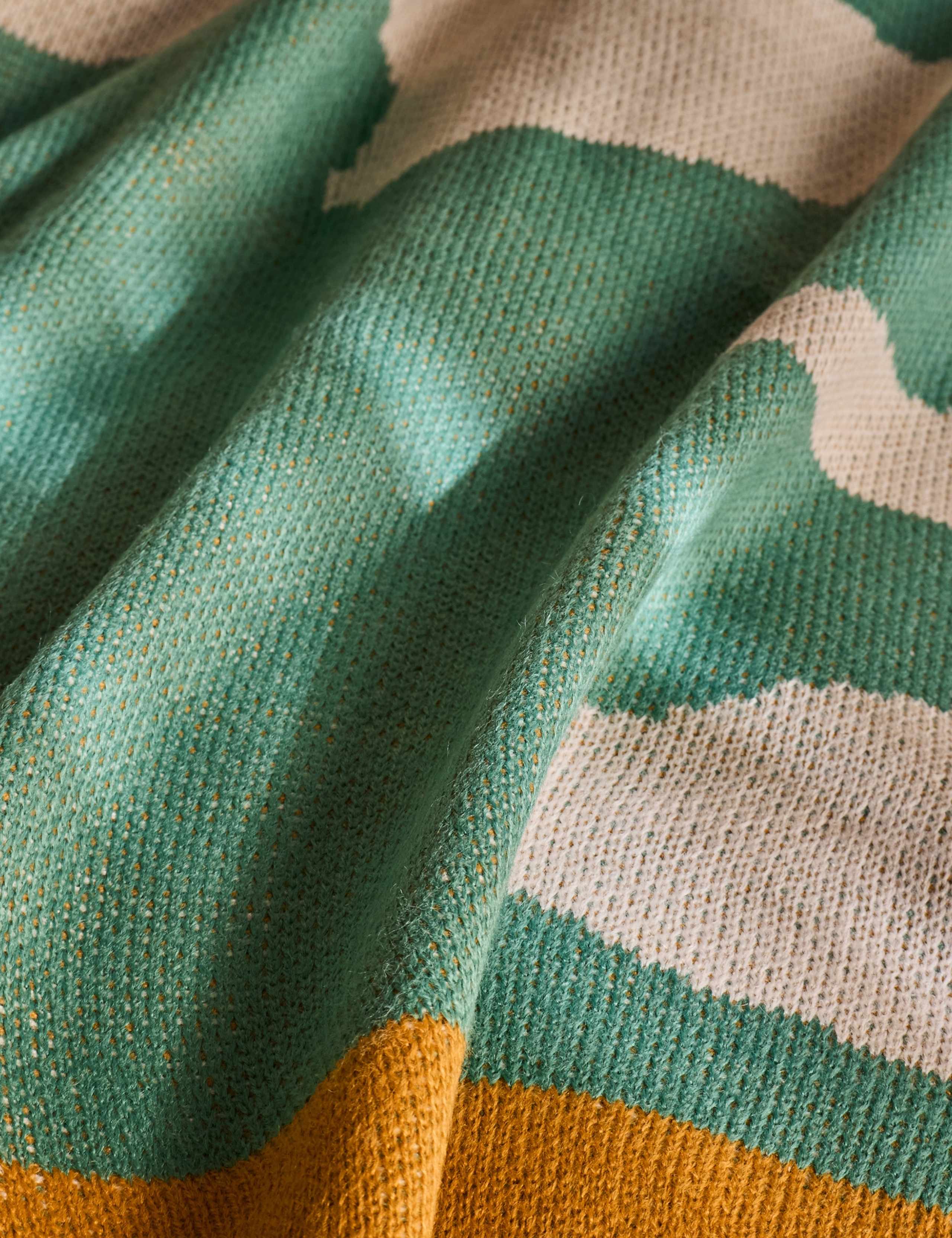 Ripple Knitted Throw 5 of 6