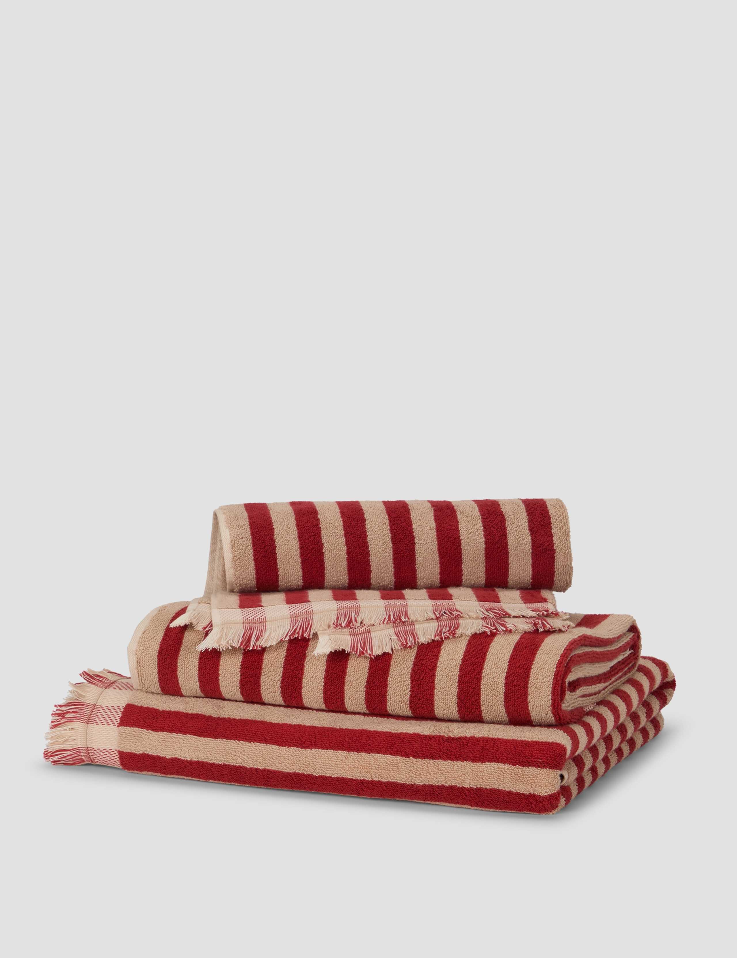Pure Cotton Striped Towel 3 of 3