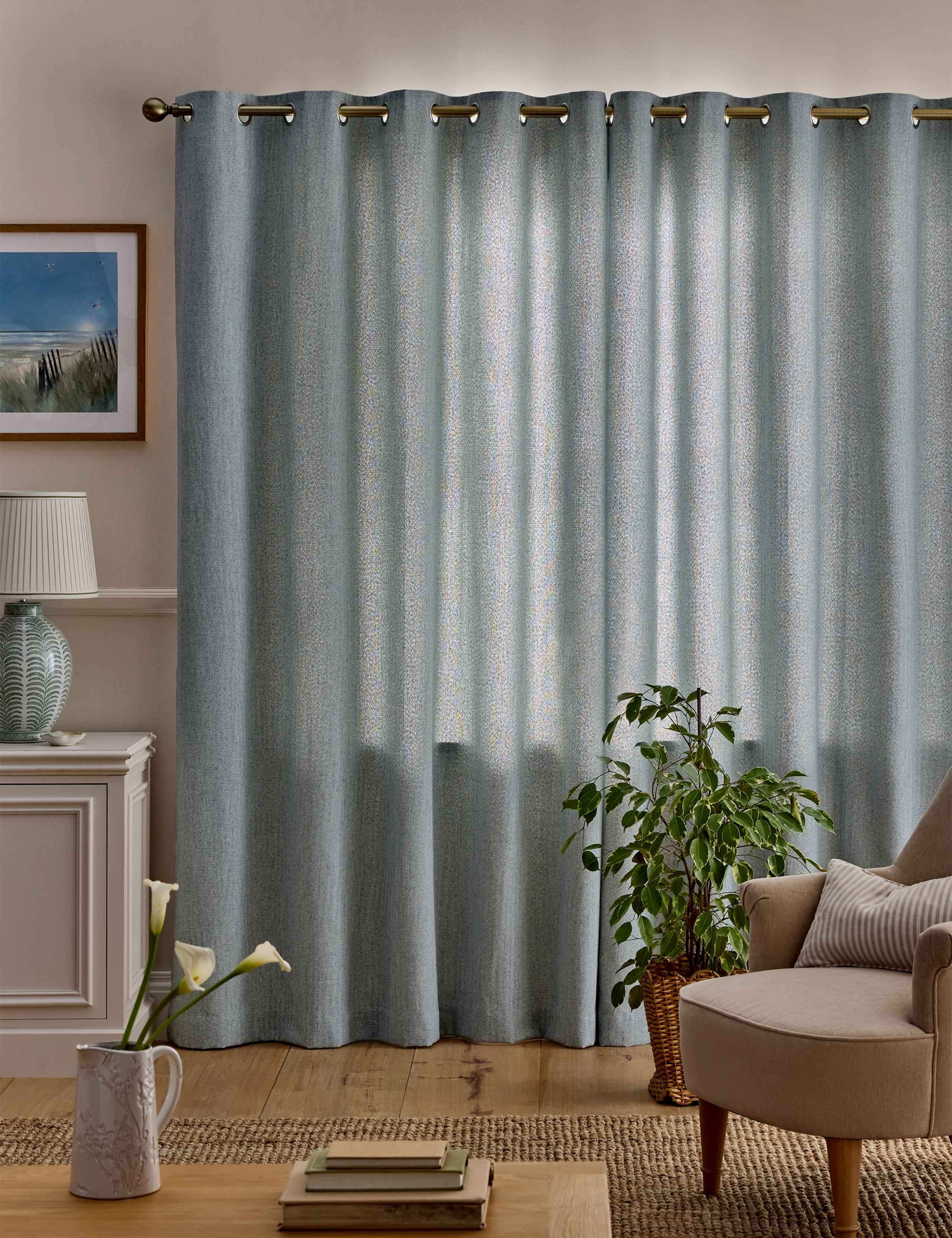Saltair Eyelet Curtains 3 of 4
