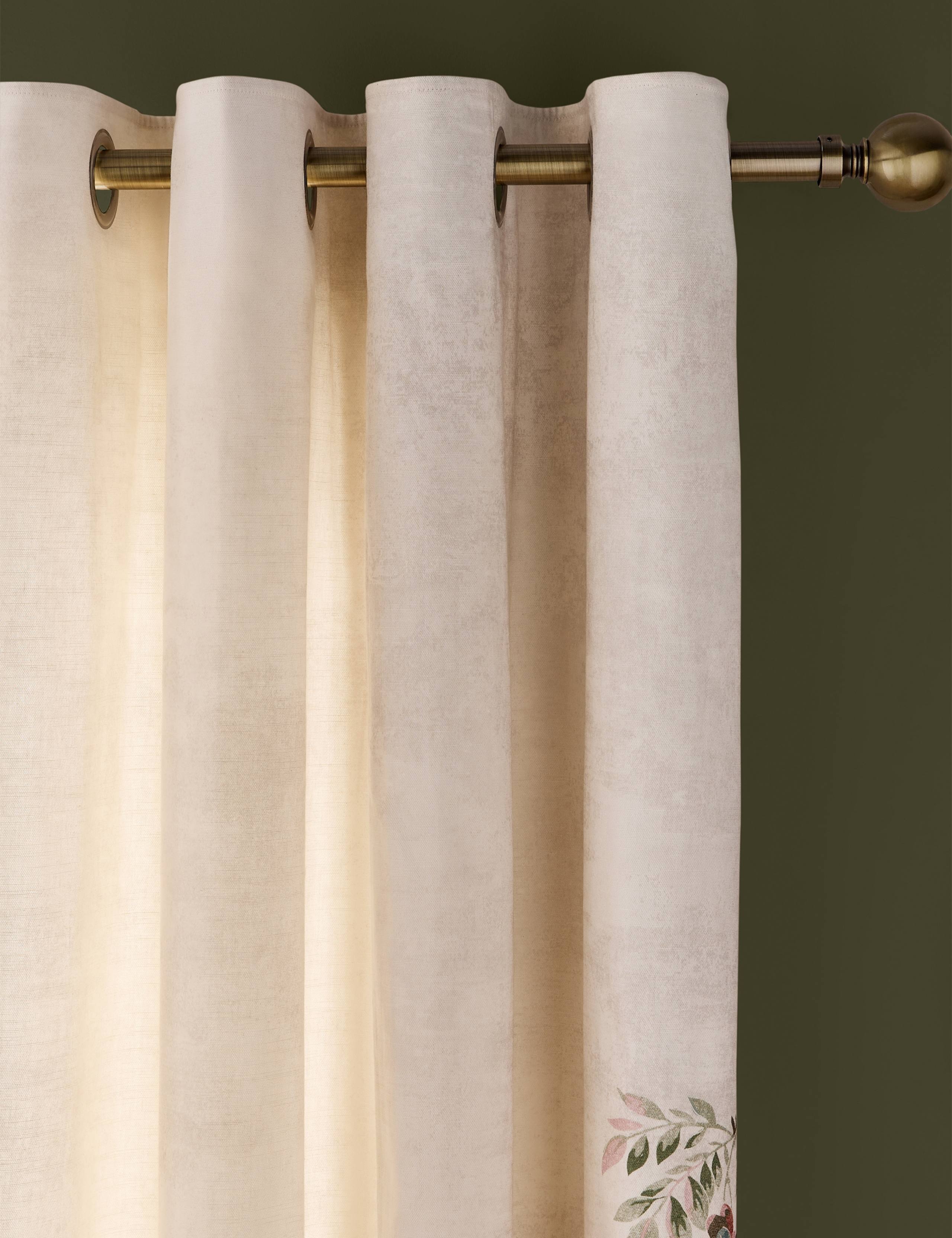 Attleton Cotton Rich Floral Eyelet Curtains 3 of 4