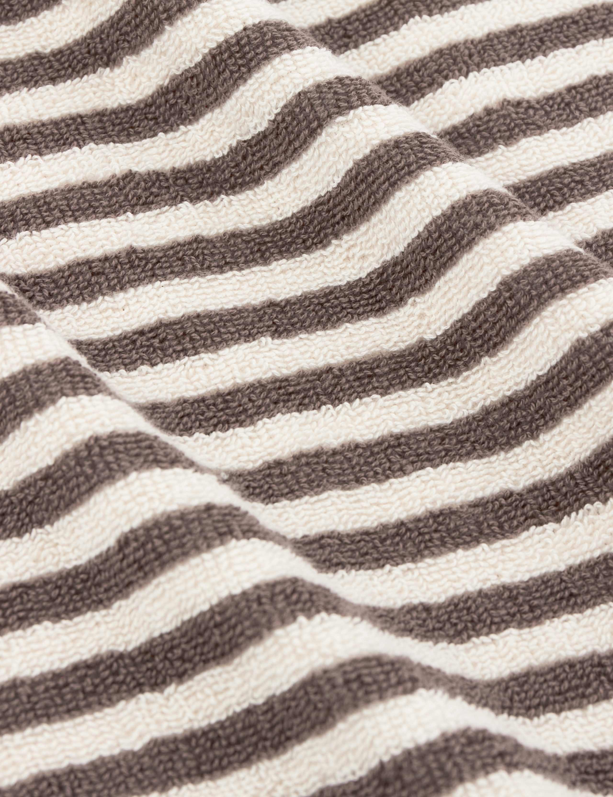 Pure Cotton Hebden Striped Bath Towel 3 of 7