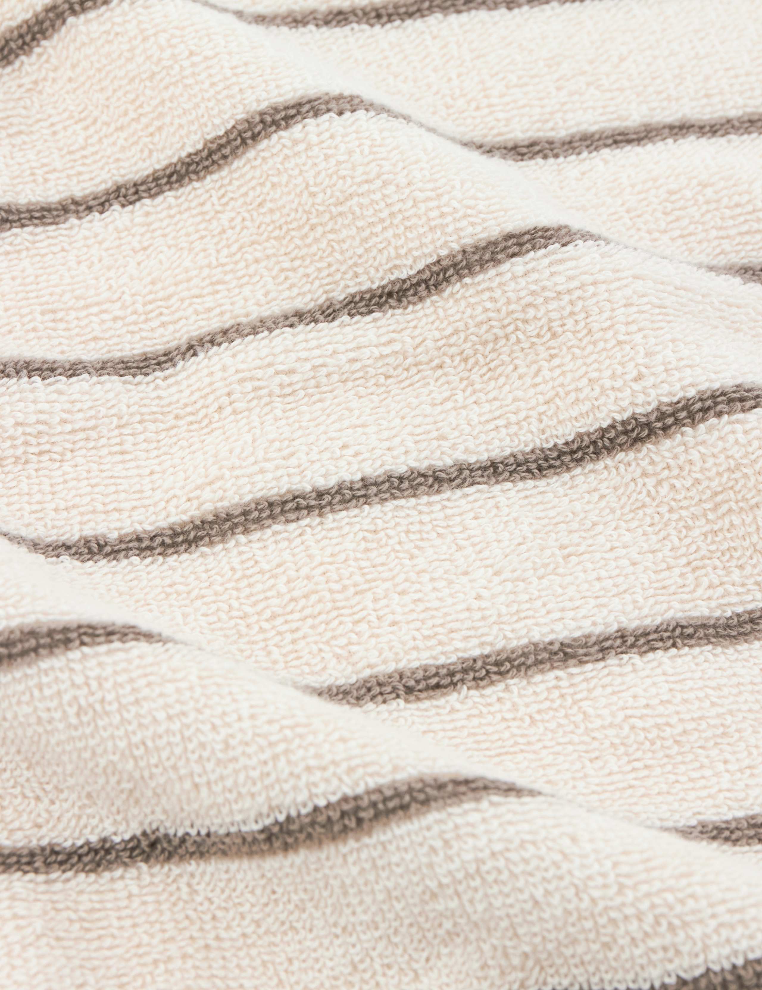 Pure Cotton Hebden Striped Bath Towel 5 of 6