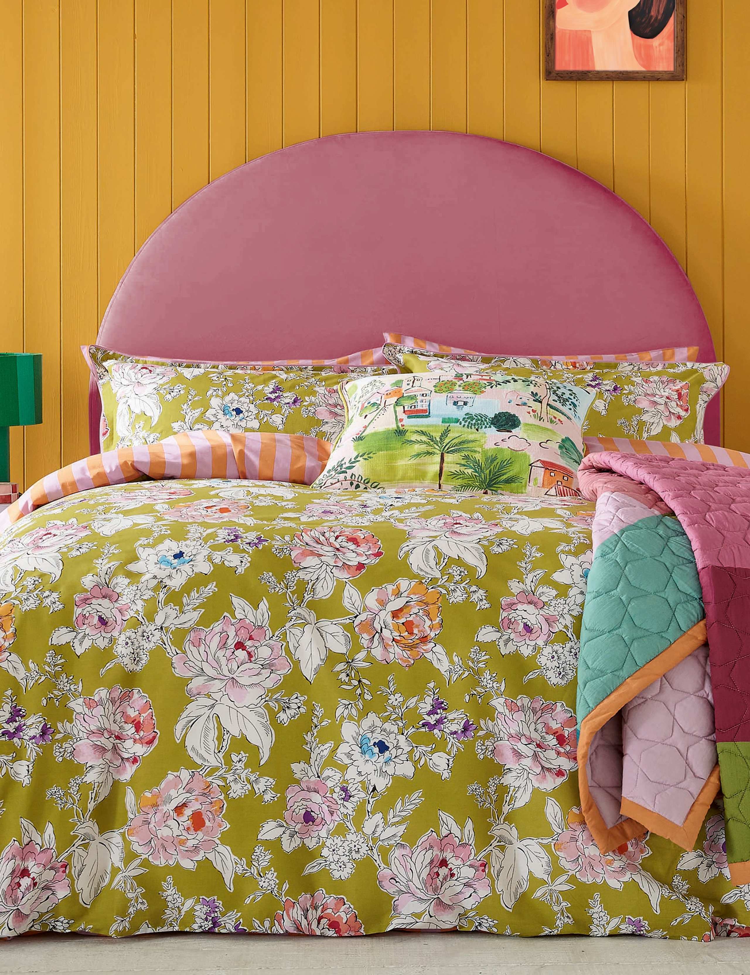 Pure Cotton Peony Bedding Set 3 of 8