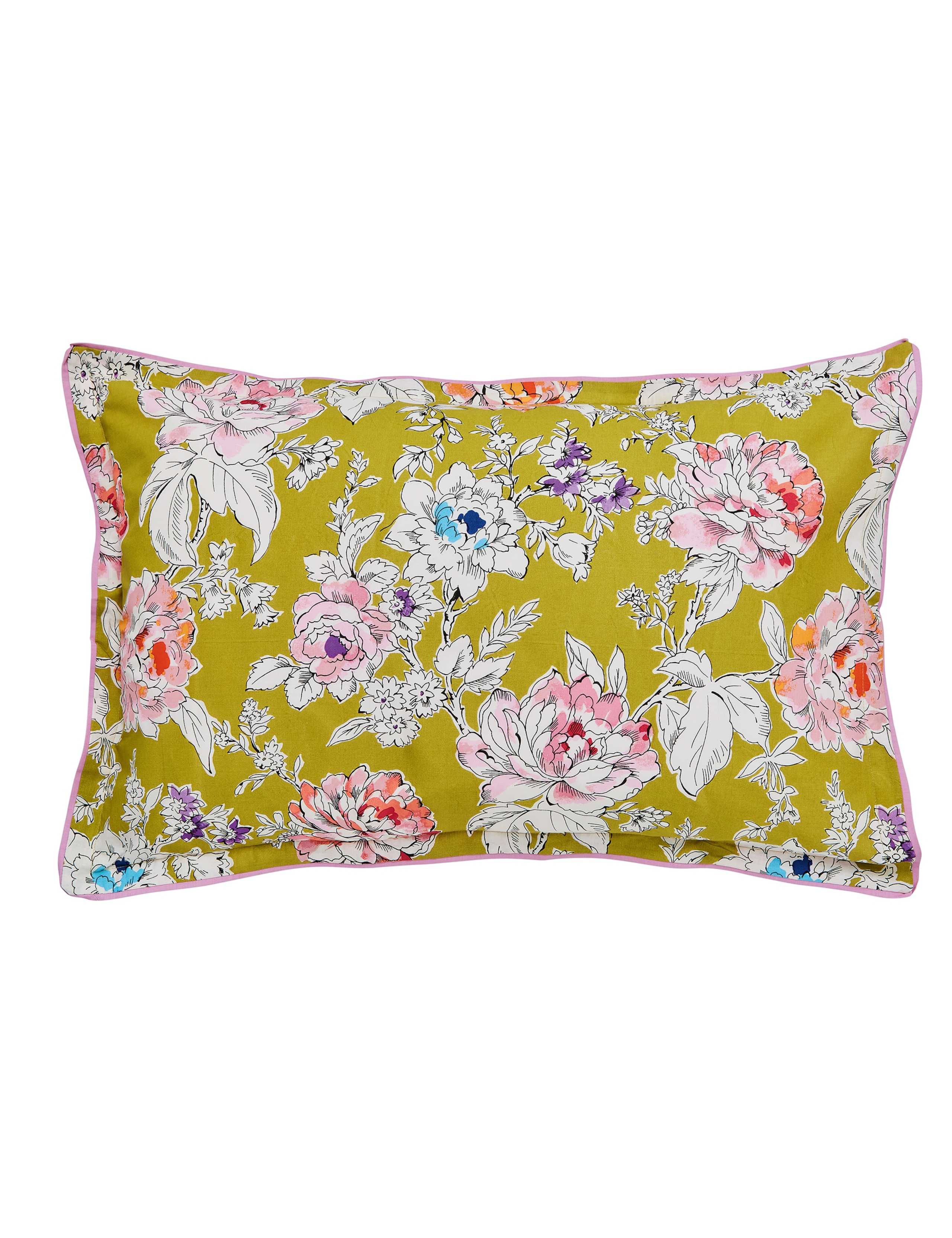 Pure Cotton Peony Bedding Set 8 of 8