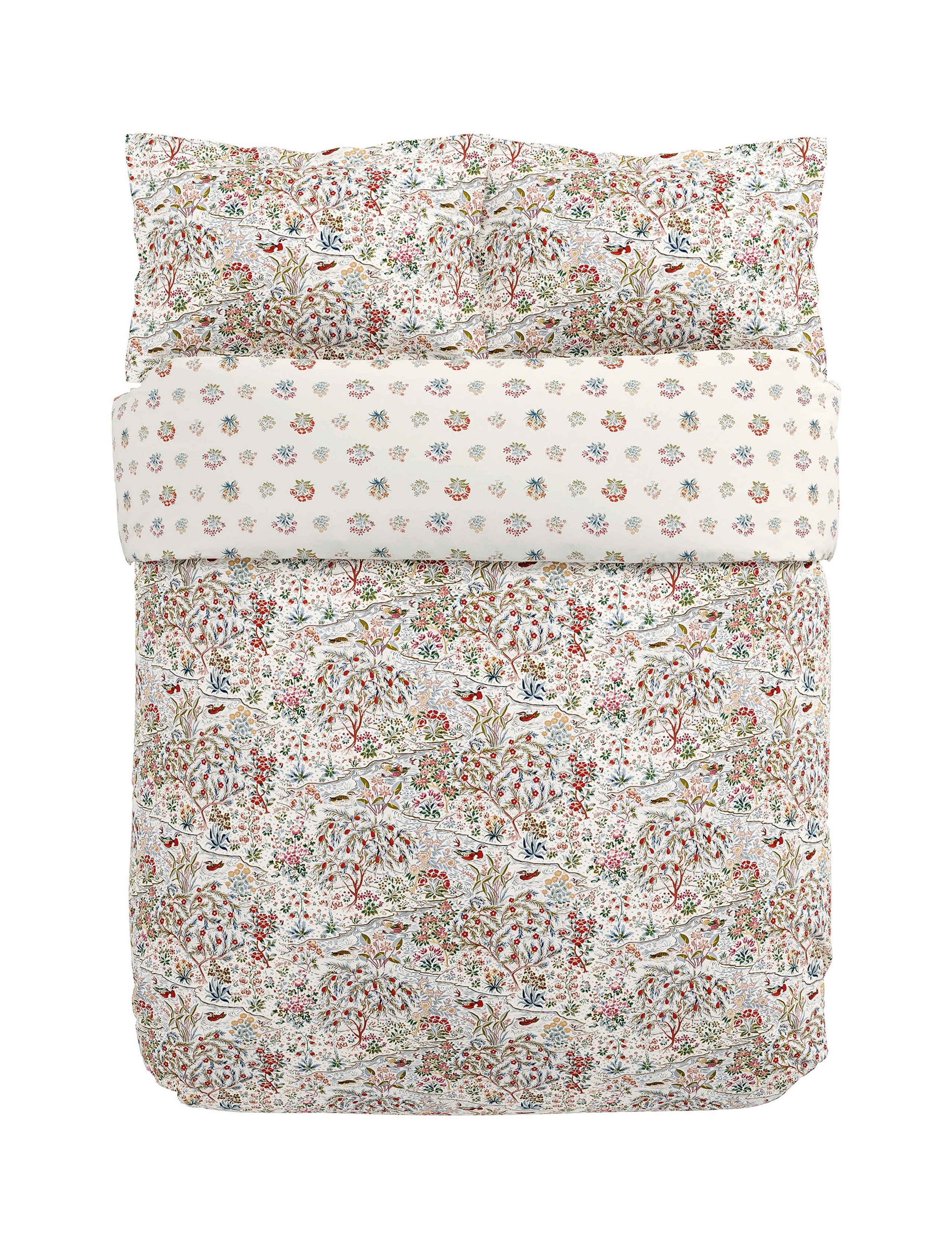 Pure Cotton Moat Birds Bedding Set 2 of 6