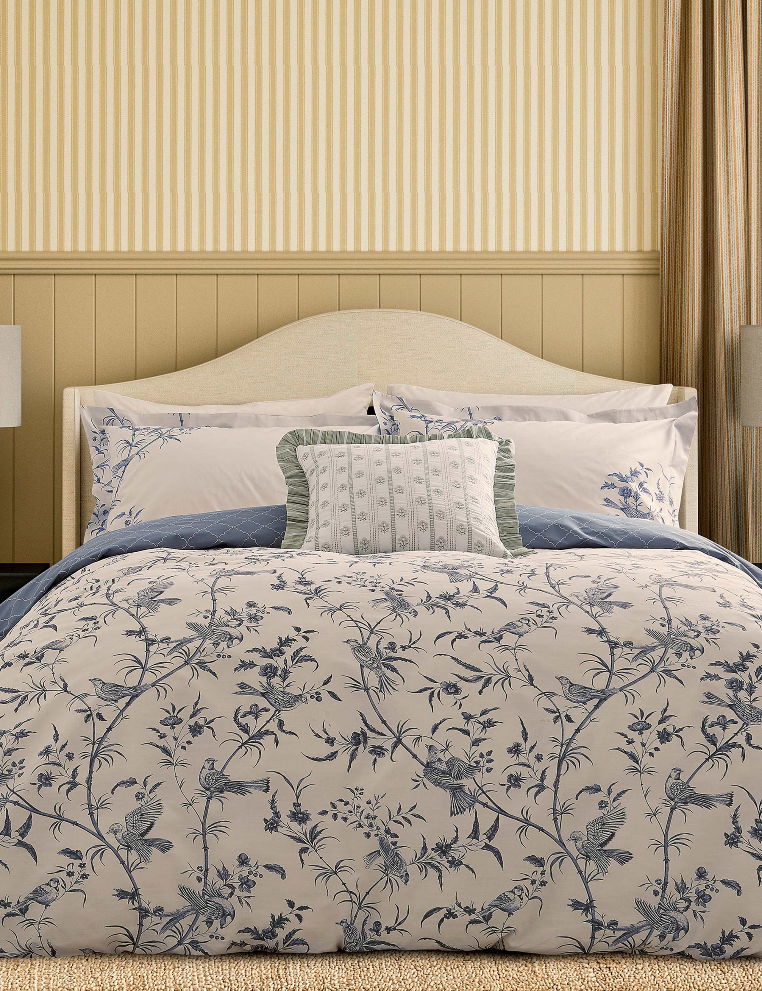 Pure Cotton Paradise Toile Bedding Set 2 of 7