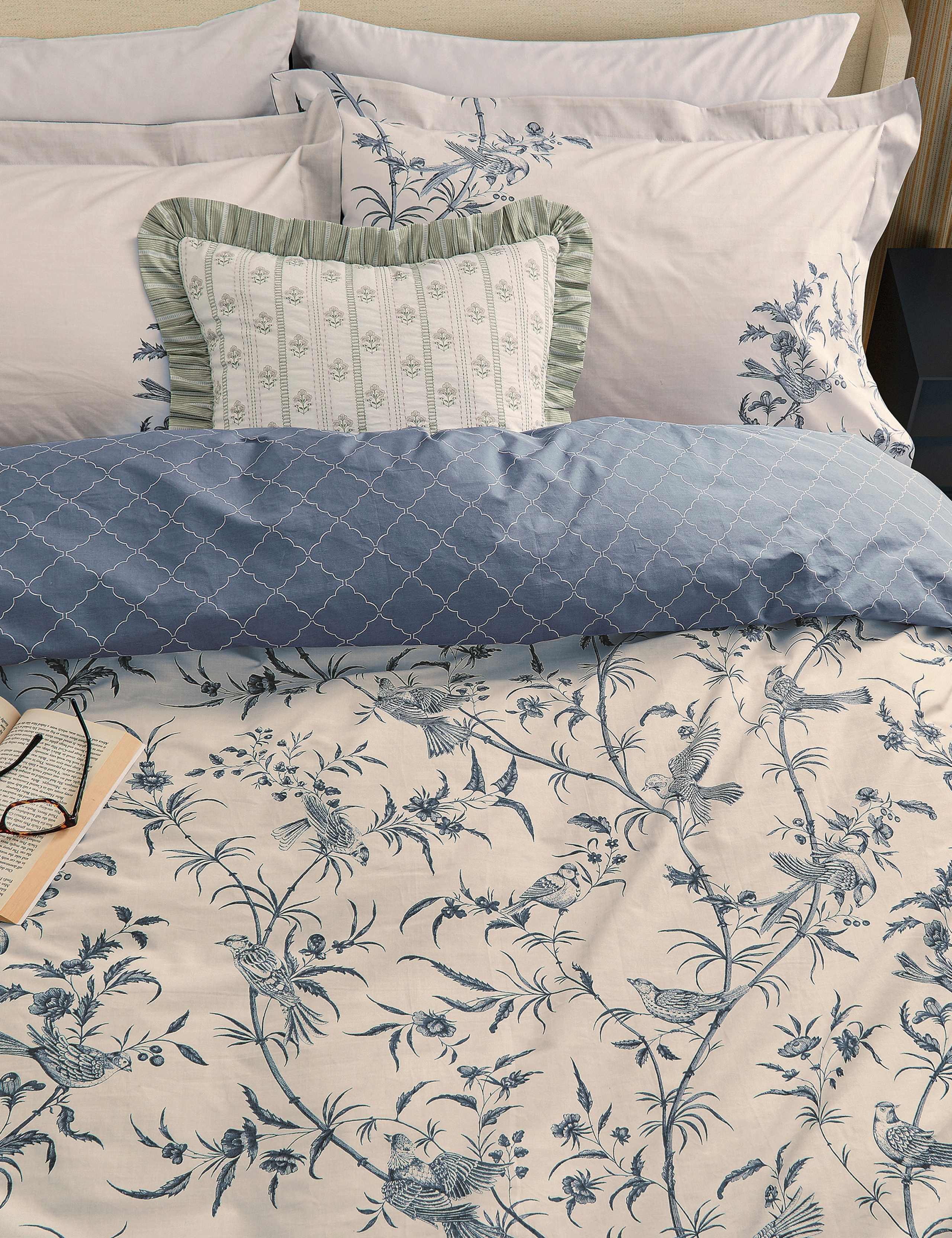 Pure Cotton Paradise Toile Bedding Set 5 of 7