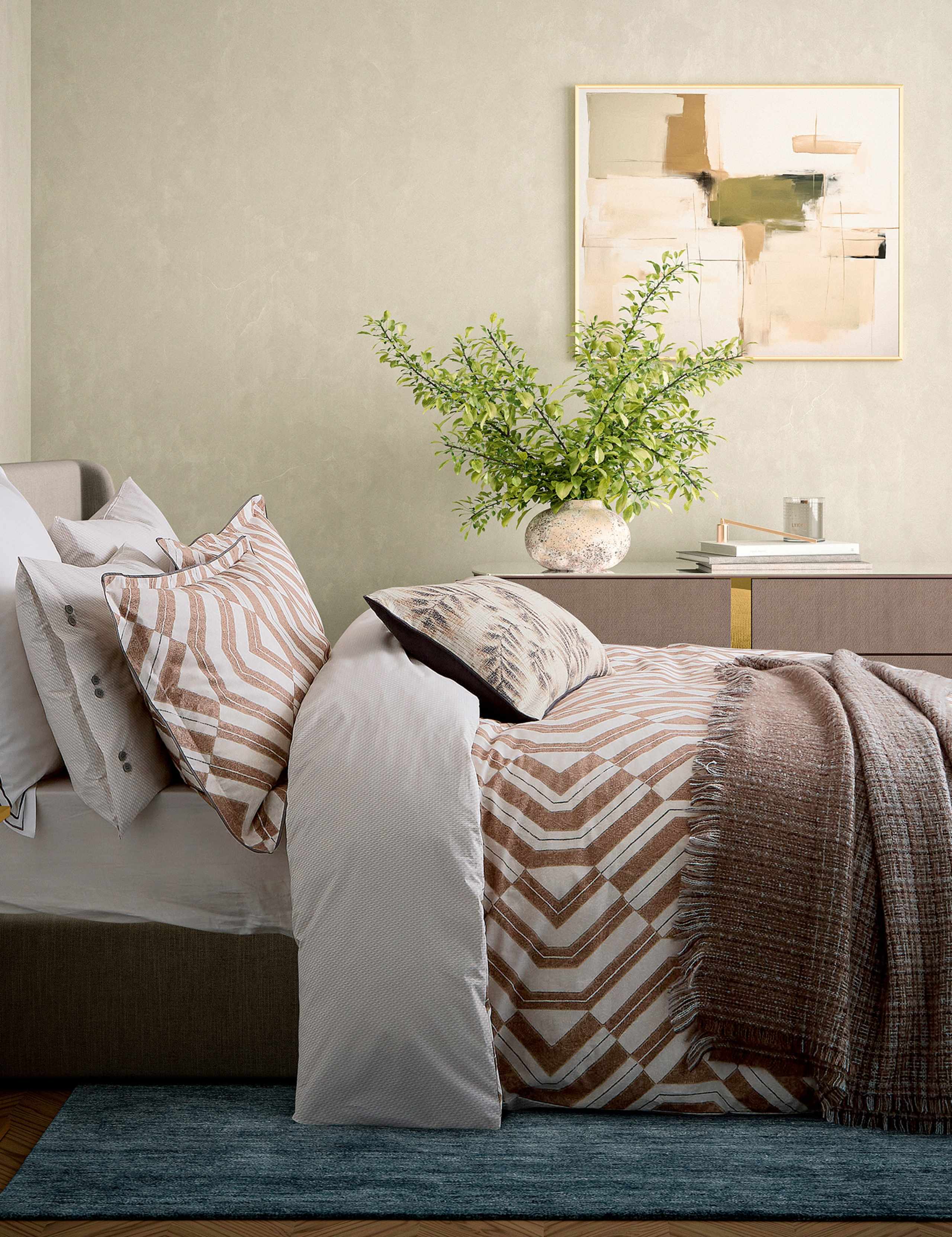 Pure Cotton Patterned Bedding Set 1 of 5