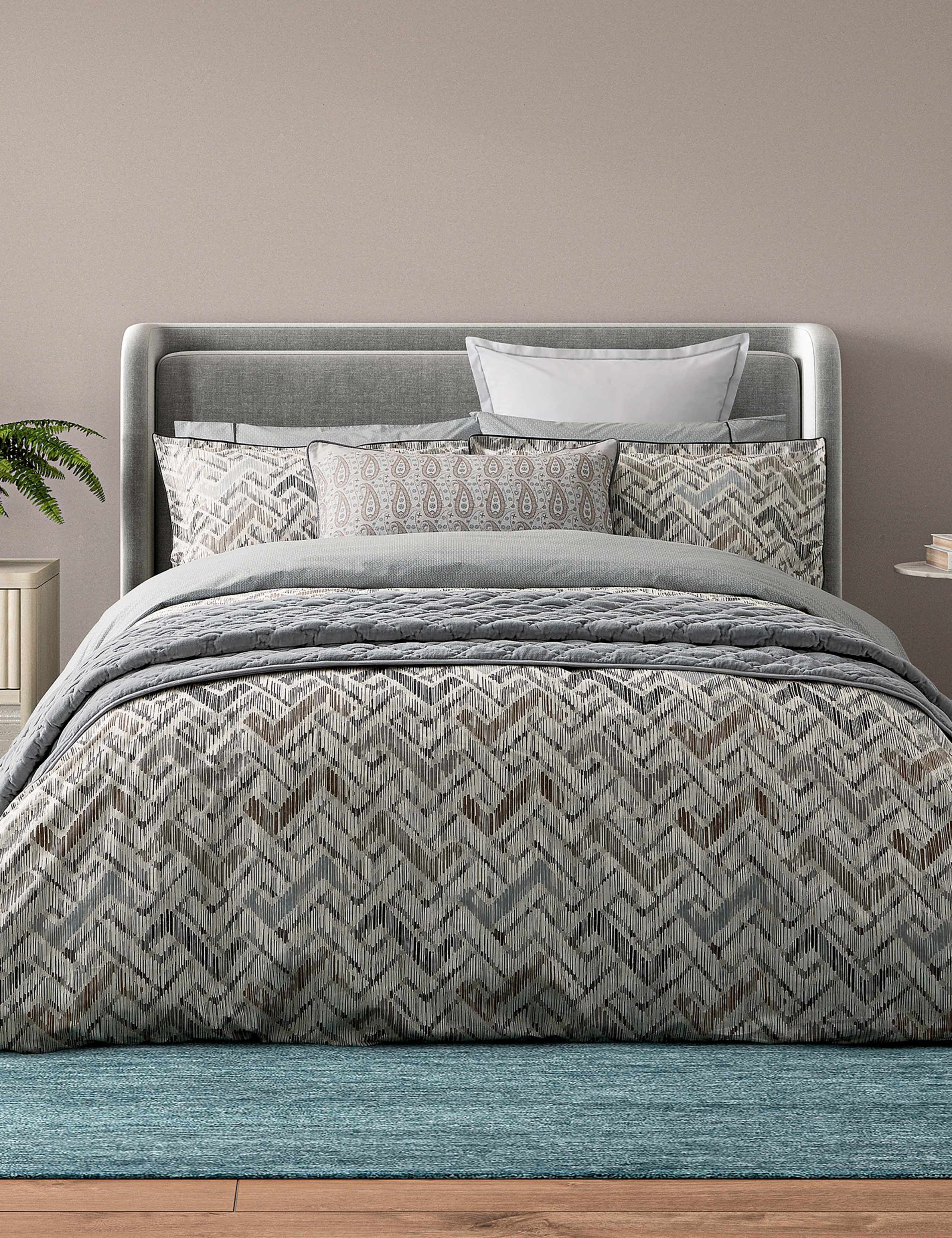 Danza Pure Cotton Percale Bedding Set 3 of 5