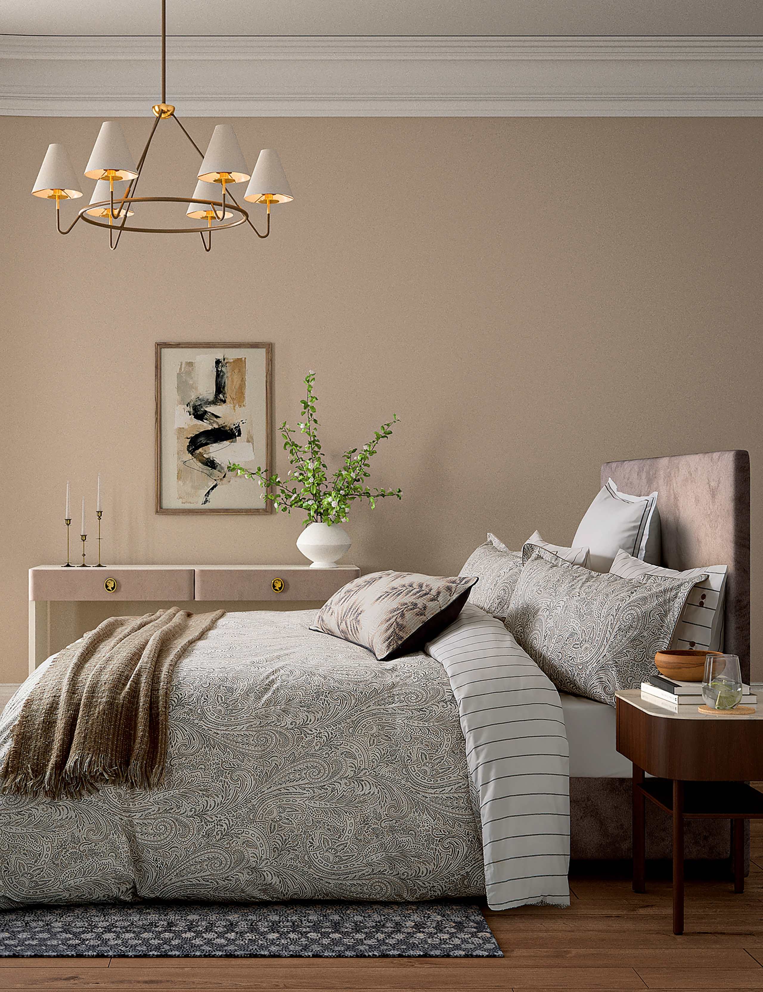 Avita Pure Cotton Percale Bedding Set 3 of 6