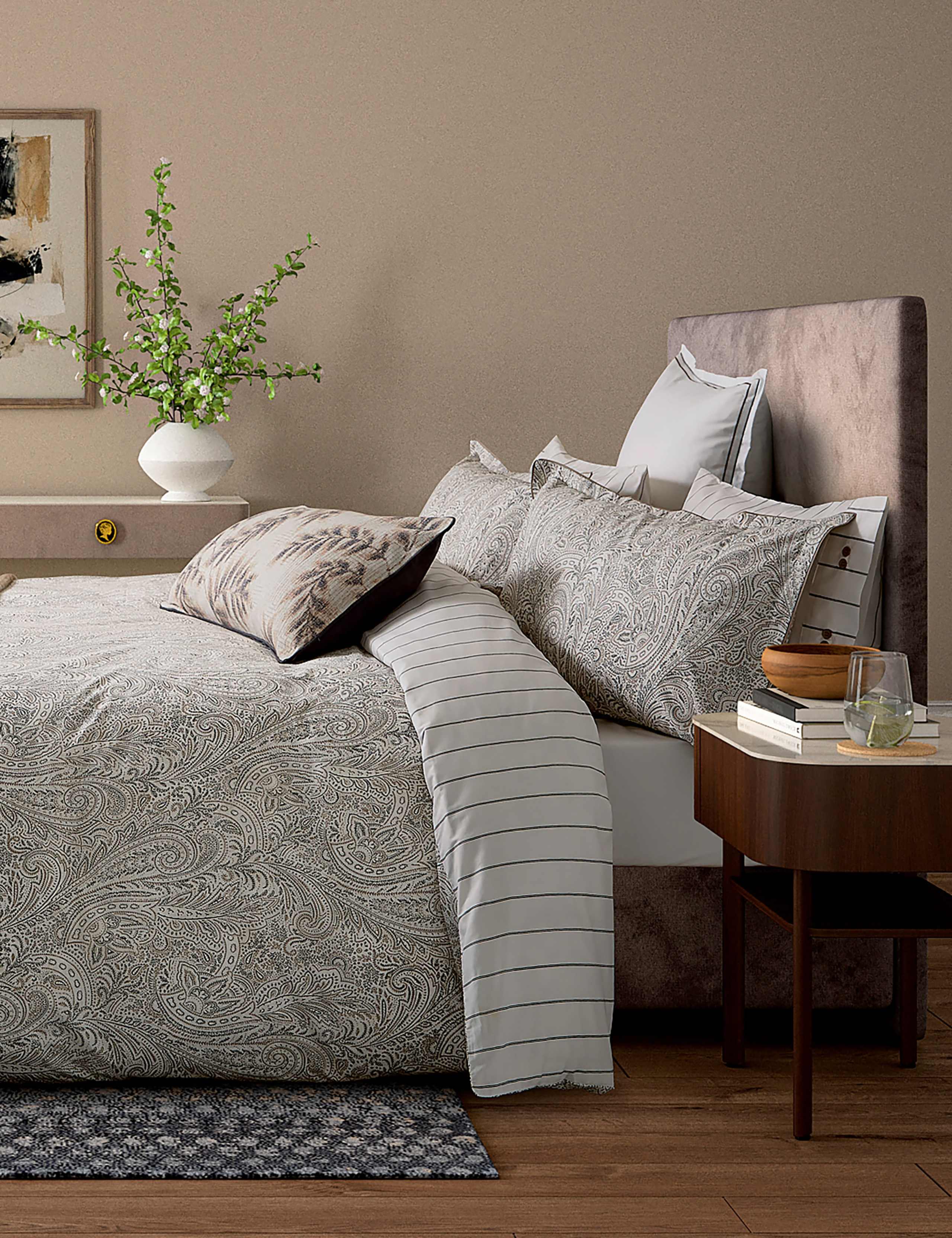 Avita Pure Cotton Percale Bedding Set 4 of 6