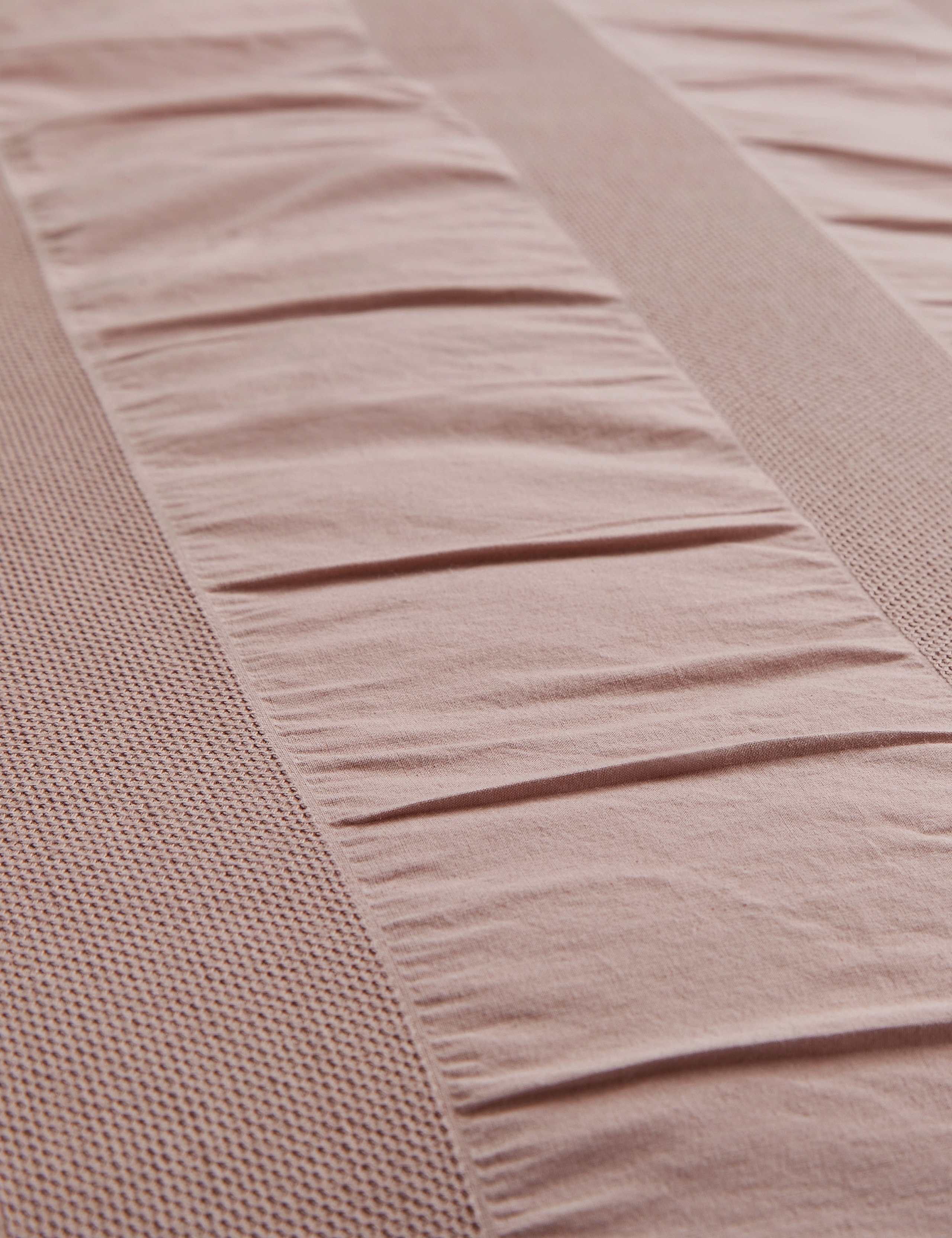 Pure Cotton Waffle Stripe Bedding Set 7 of 7