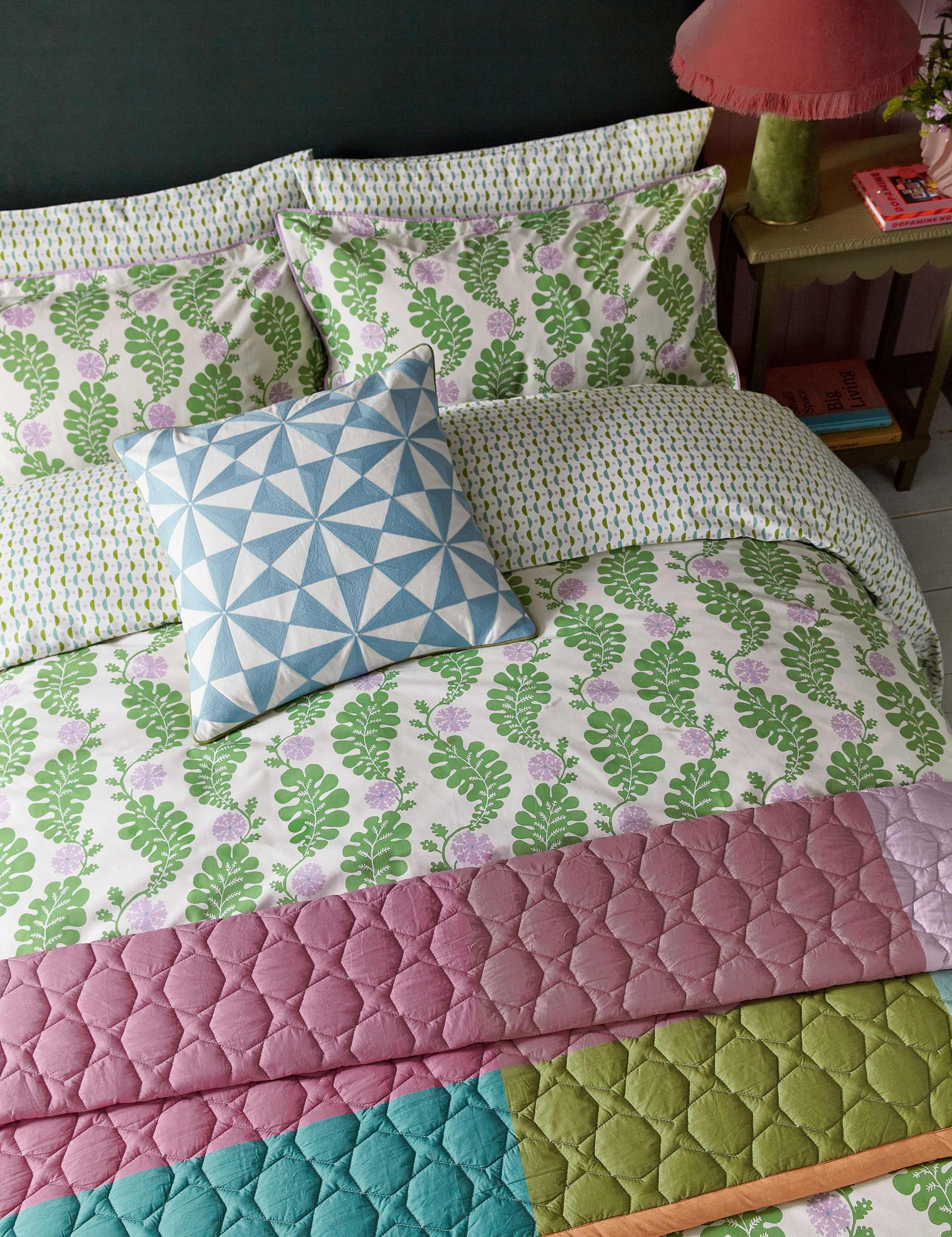 2 Pack Pure Cotton Cece Patterned Pillowcases 4 of 4
