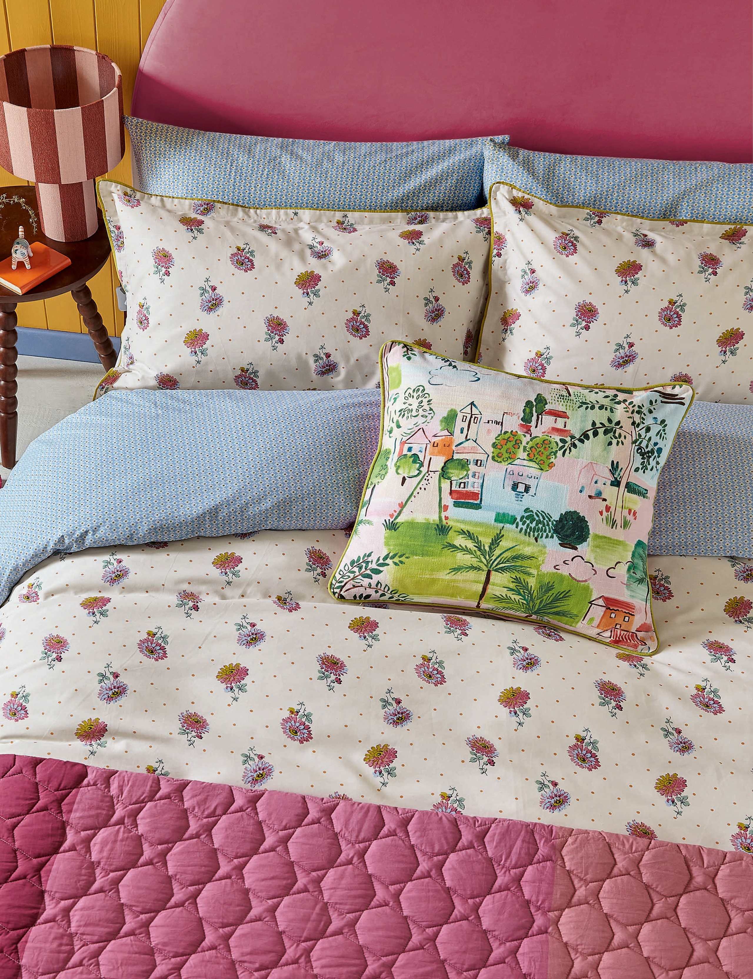 2 Pack Pure Cotton Rene Pillowcases 4 of 5