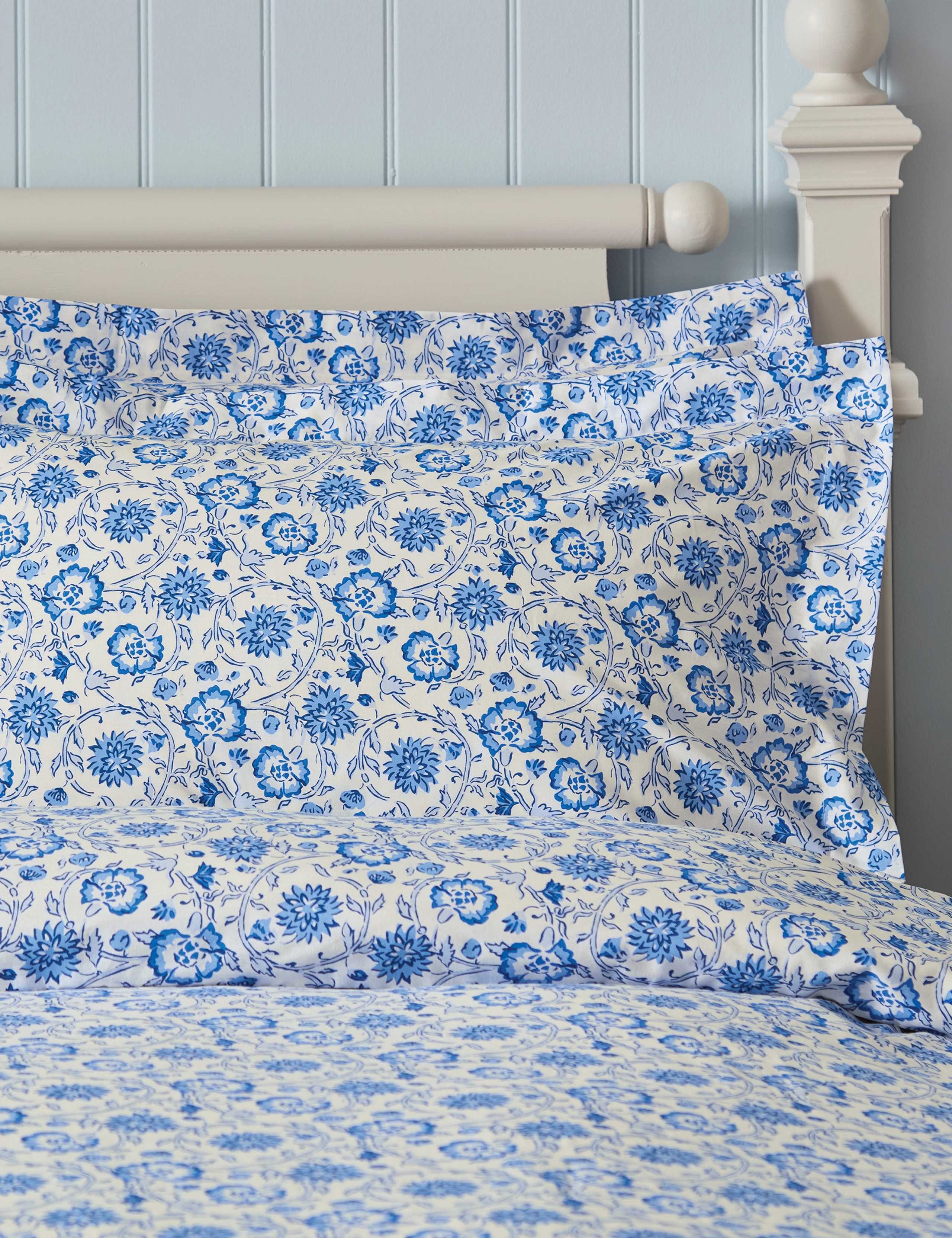 Pure Cotton Twill Floral Bedding Set 6 of 6