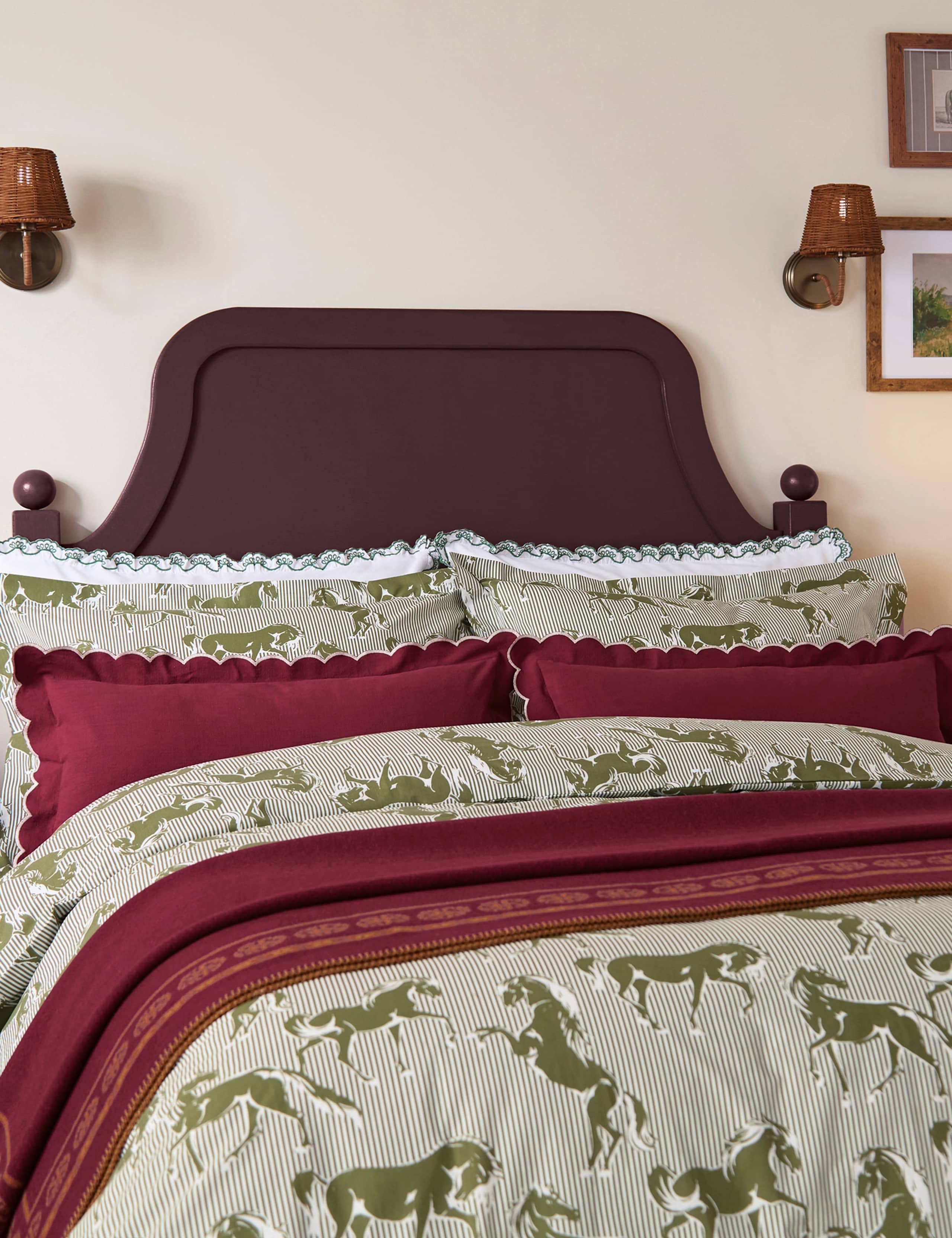 Pure Cotton Horse Stripe Bedding Set 2 of 6