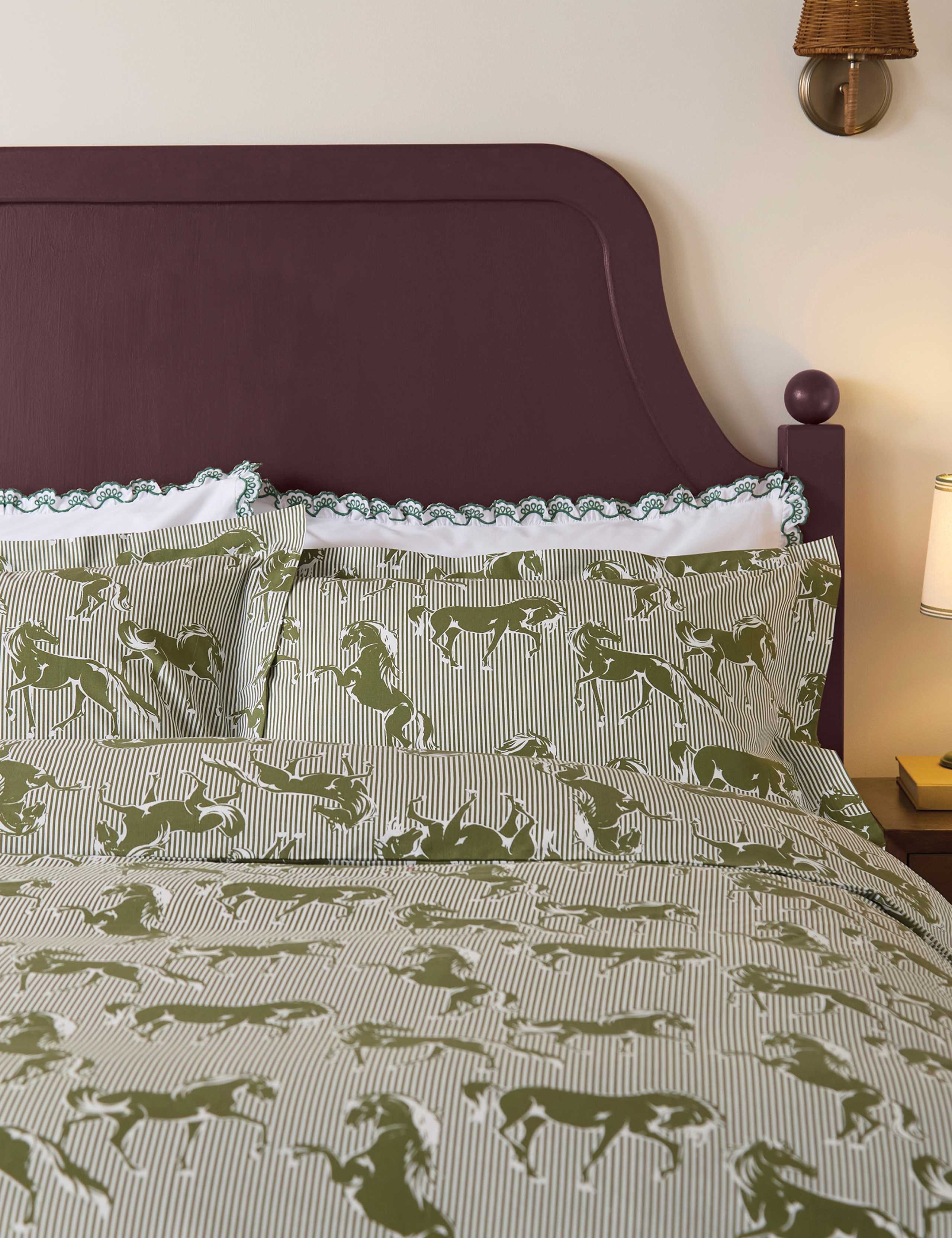 Pure Cotton Horse Stripe Bedding Set 3 of 6